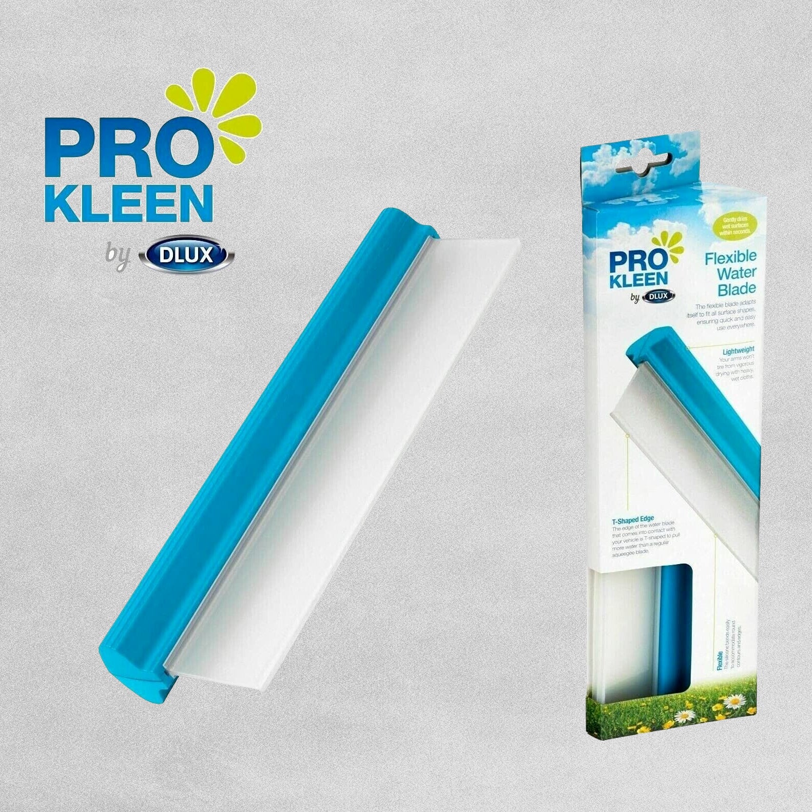 Pro Kleen Glass Wiper Silicone Flexible Water Blade