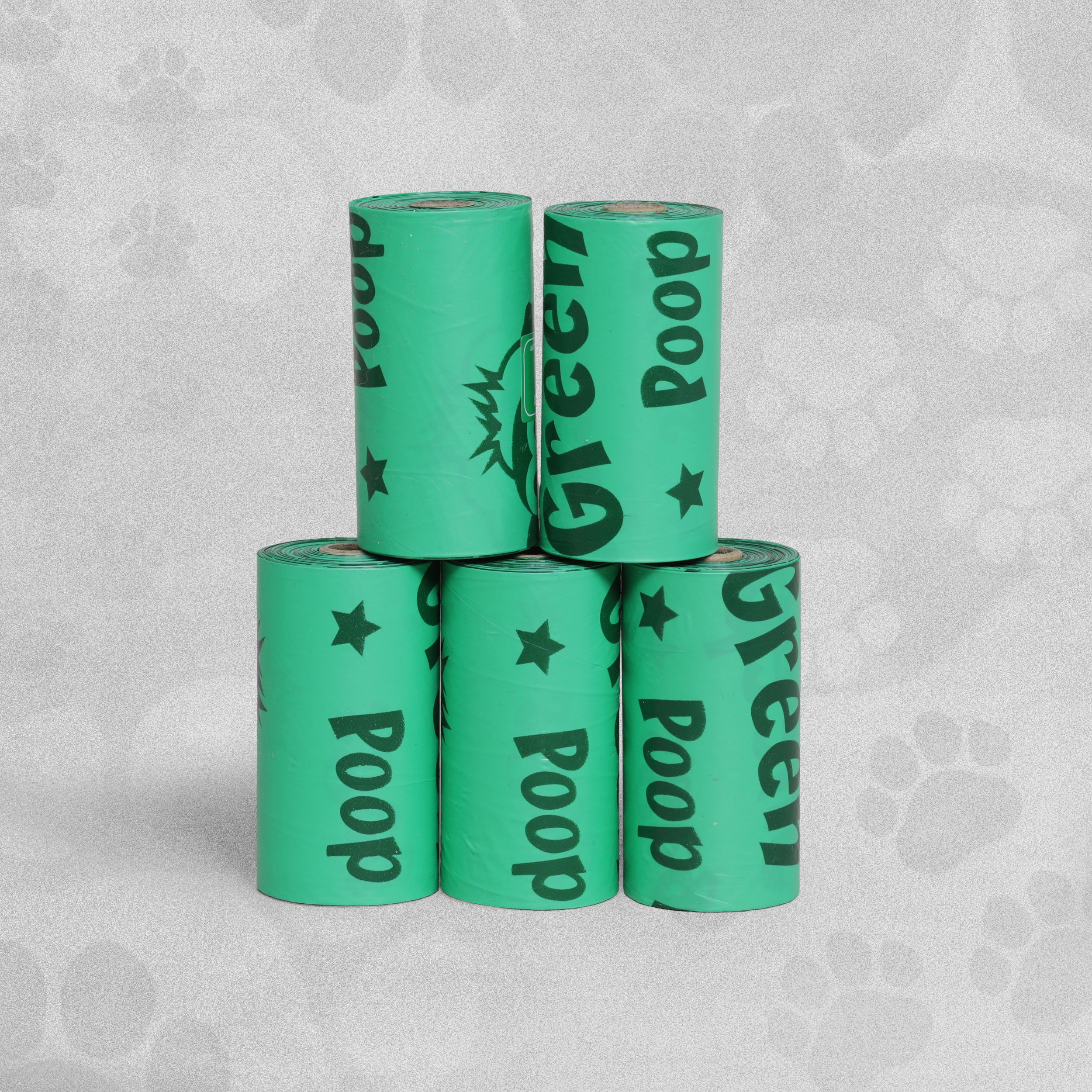 Green Sheep Poop Bags 8 Rolls (120pcs)