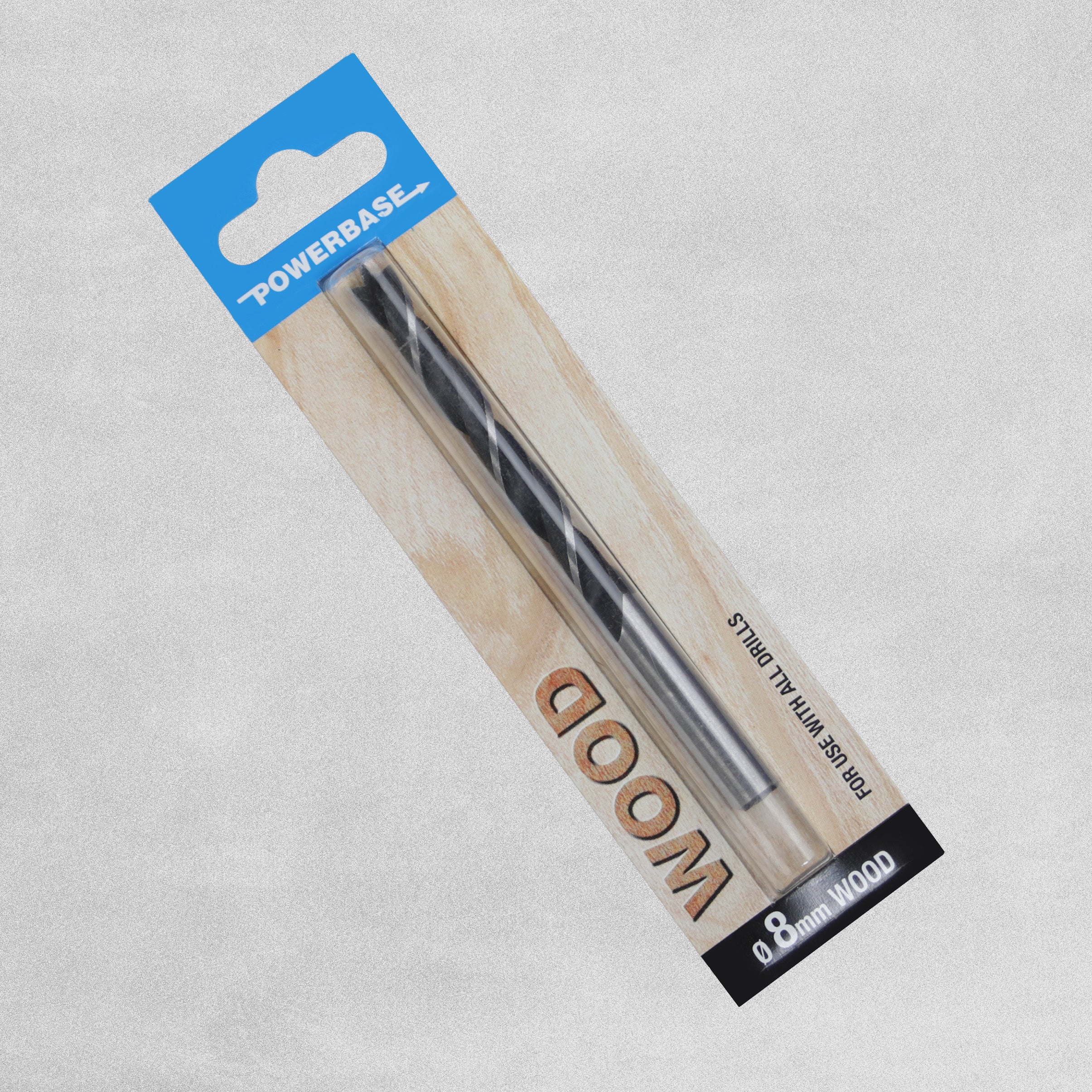 Powerbase Wood Drill Bit 8mm