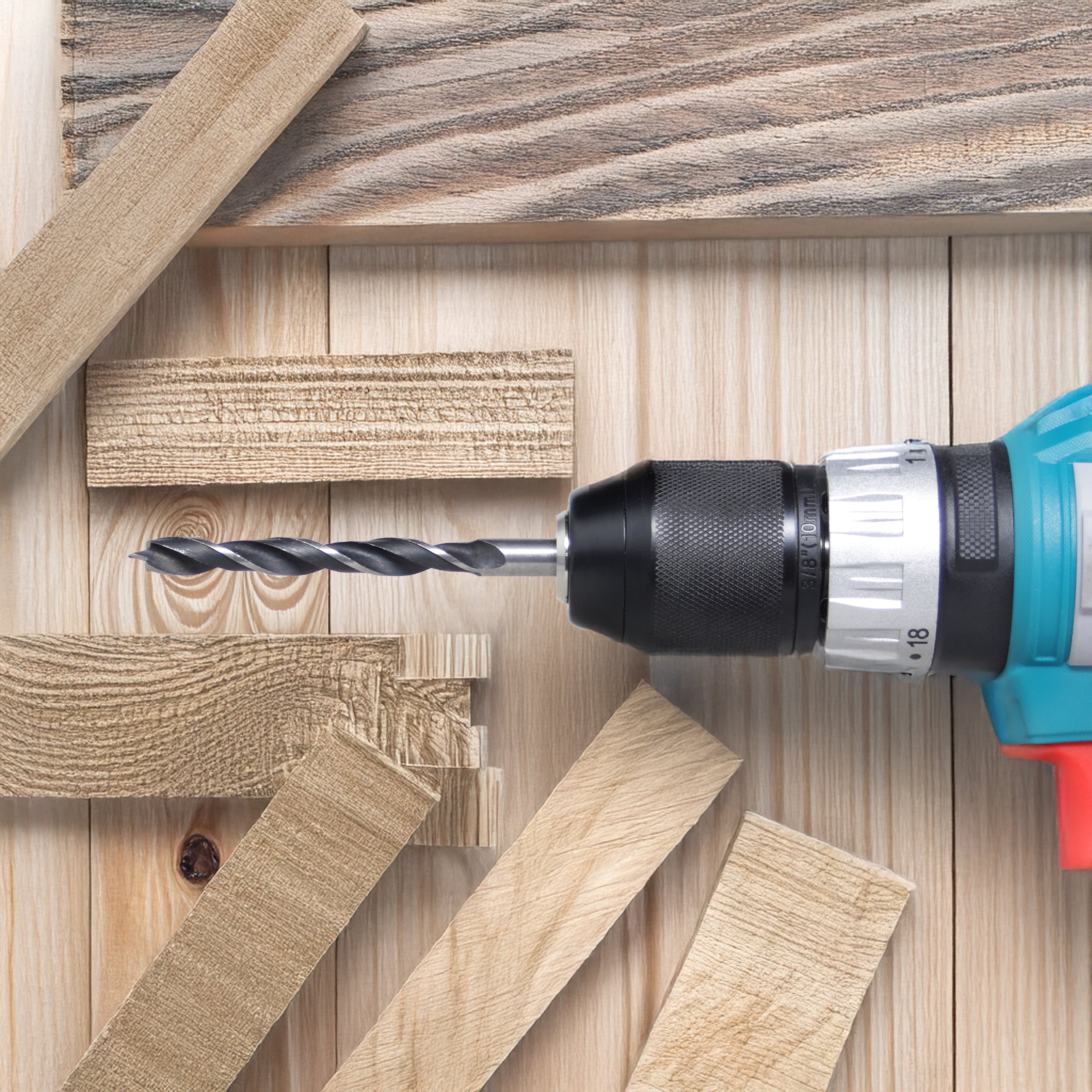 Powerbase Wood Drill Bit 8mm