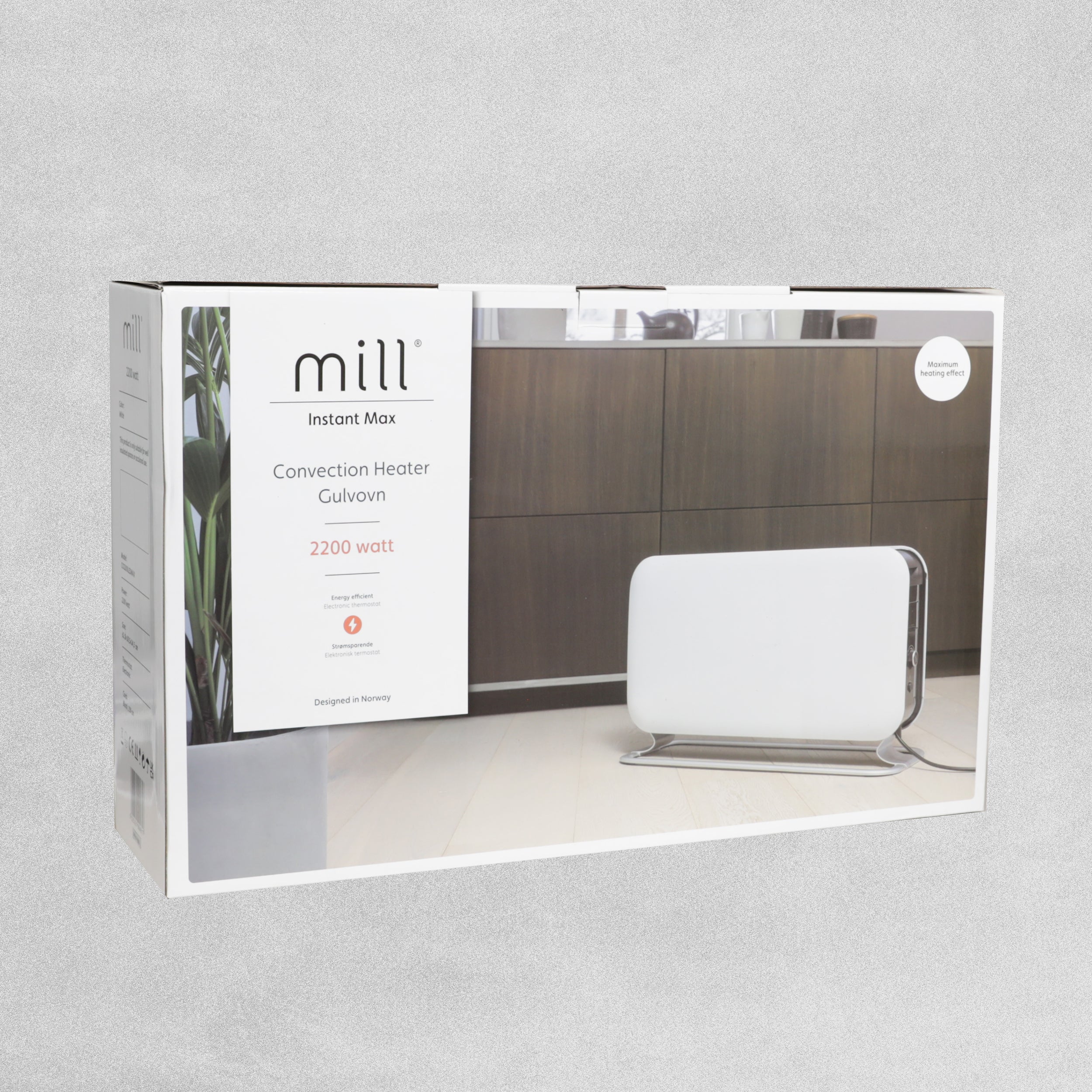 Mill Instant Max Portable Electric Heater Radiator - White