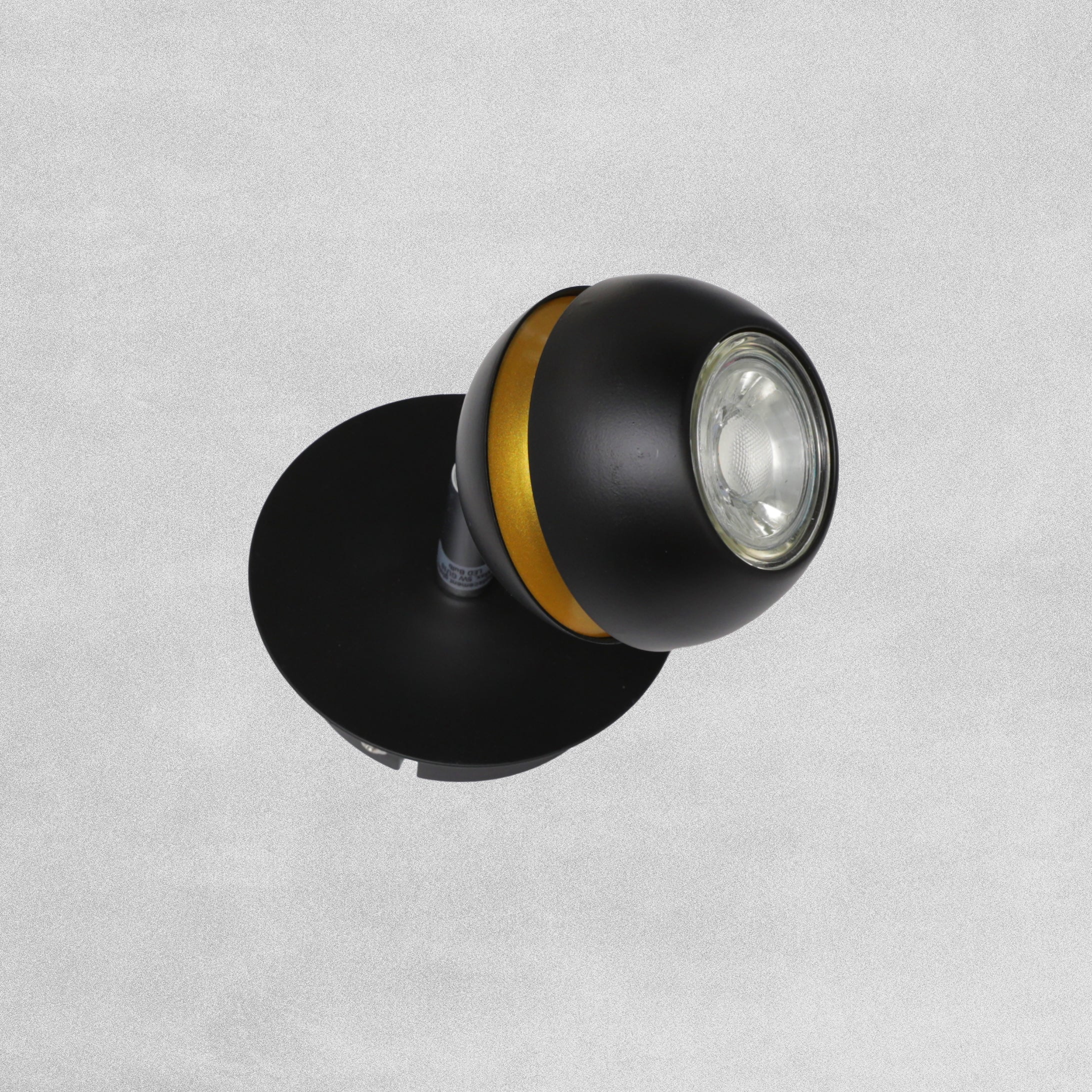 Verve Design LED Black & Gold Spotlight - Austin
