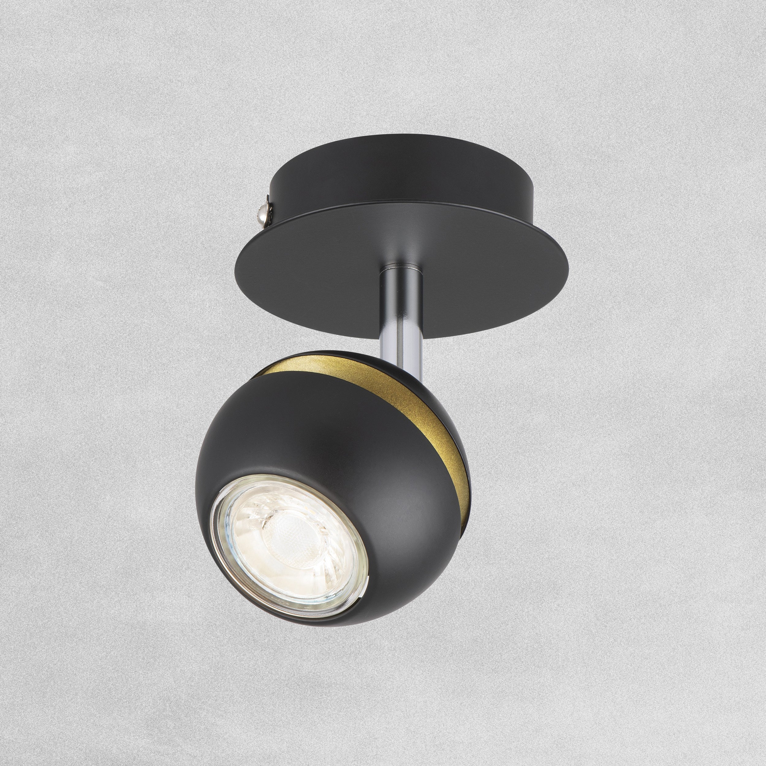 Verve Design LED Black & Gold Spotlight - Austin