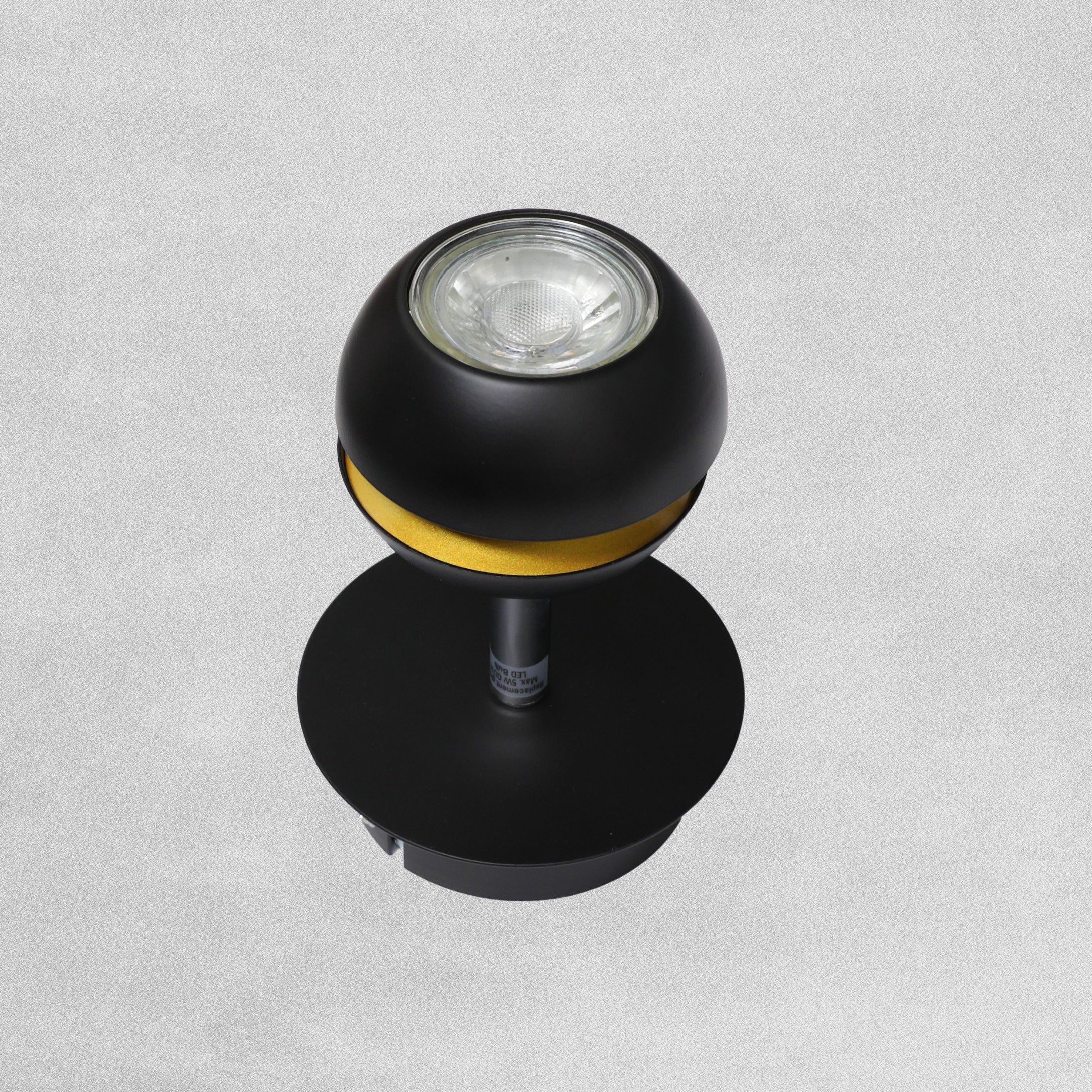 Verve Design LED Black & Gold Spotlight - Austin