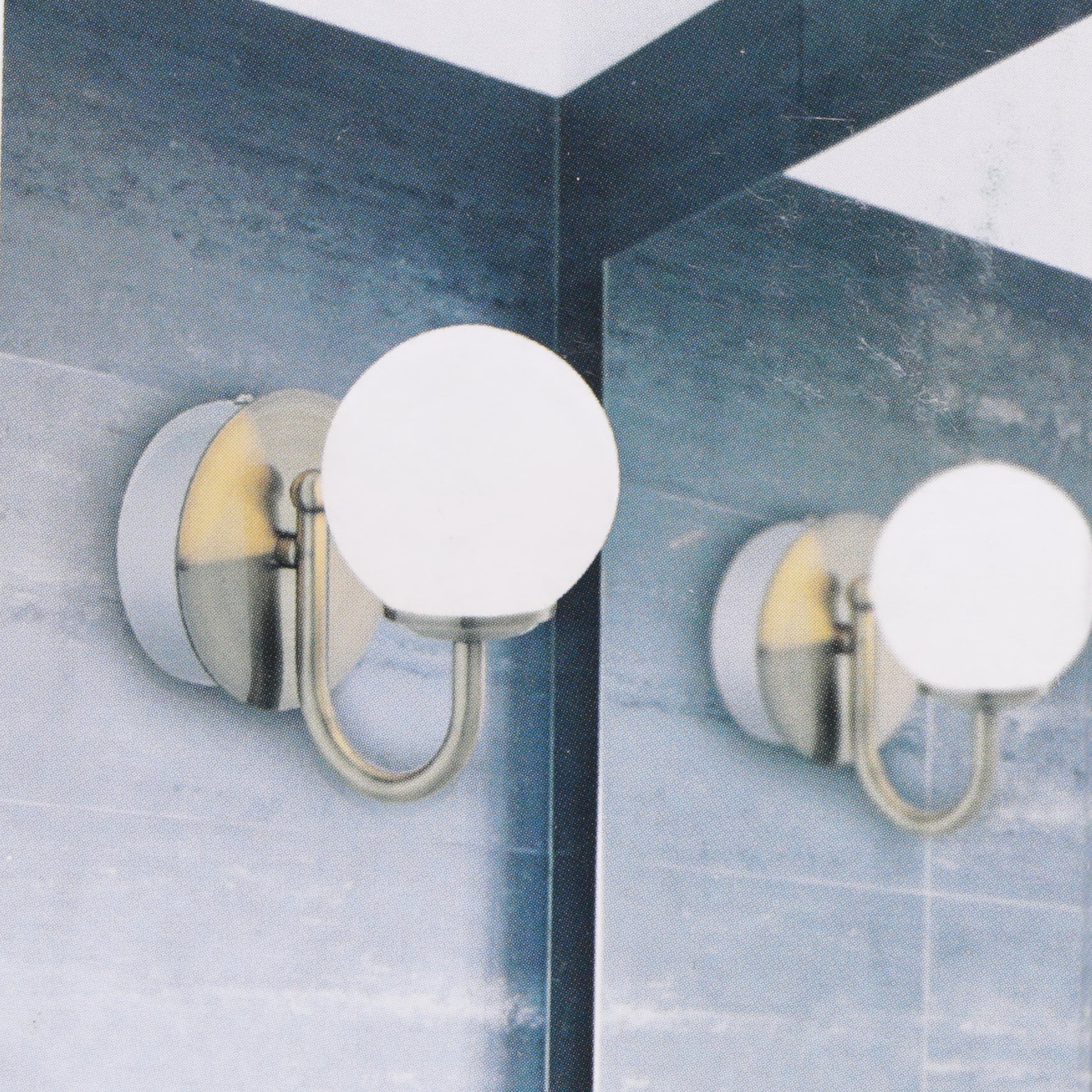 Verve Design Antique Brass Bathroom LED Wall Light IP44 - Victoria