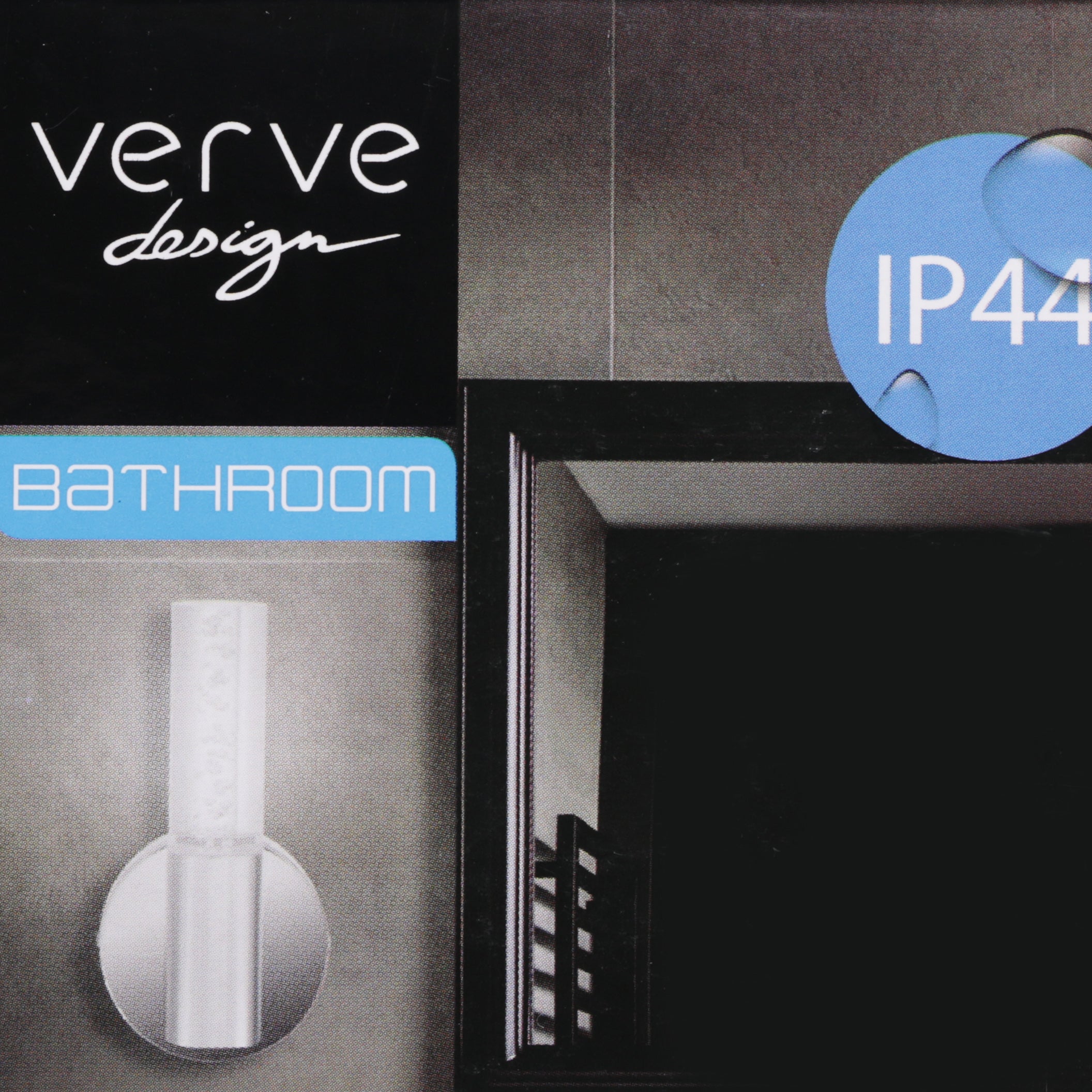 Verve Design Polished Chrome Bathroom LED Wall Light IP44 - Ariel