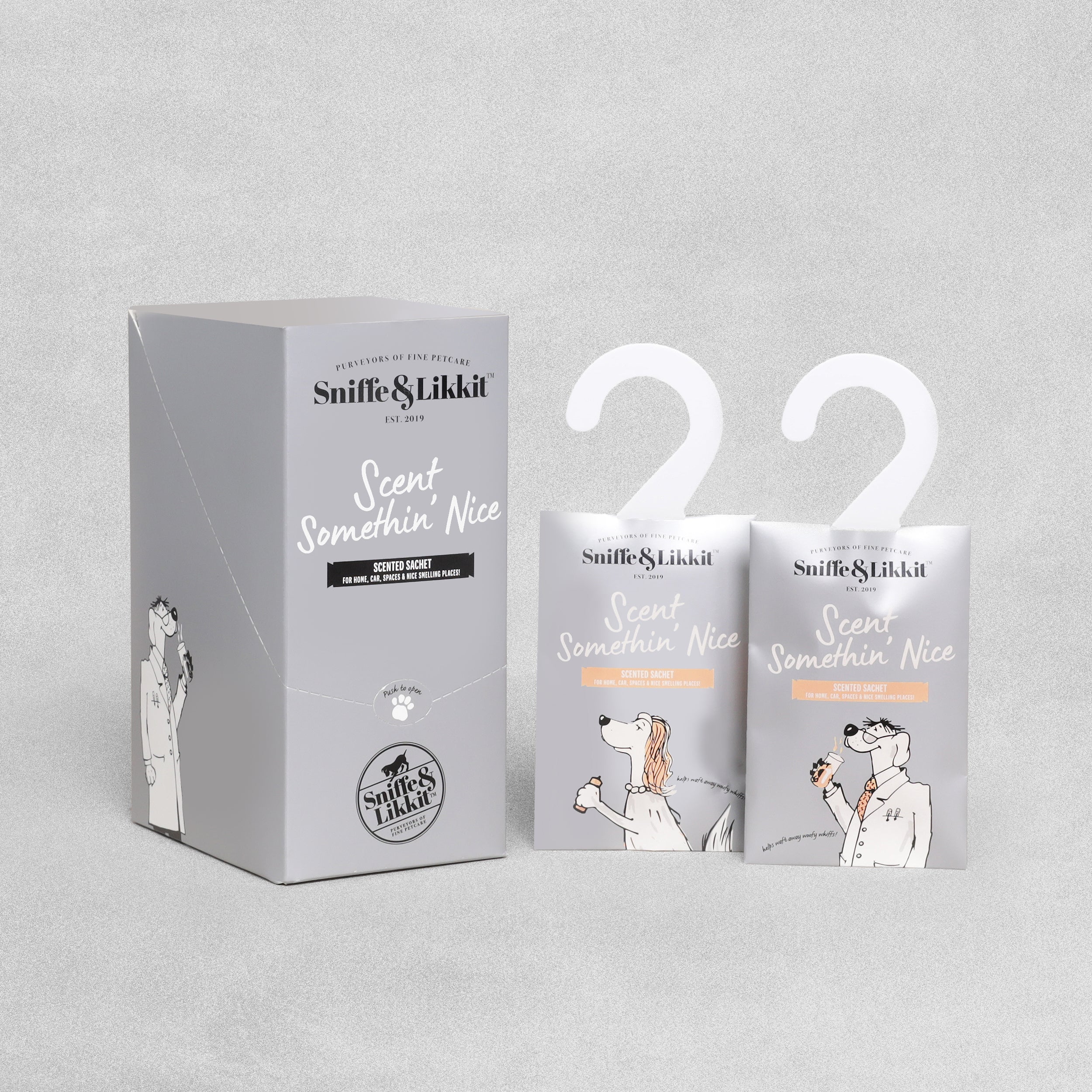 Sniffe & Likkit Scent Something Nice Hanging Scent Sachet for Home, Car etc - pack of 10