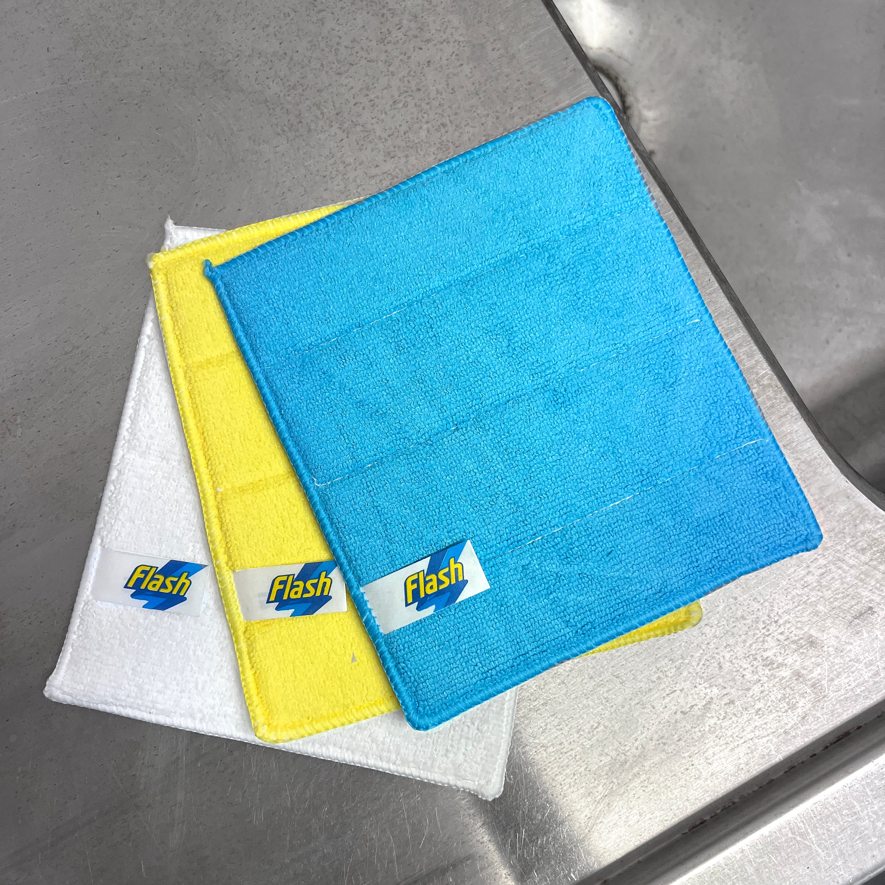 Flash Microfibre Cleaning Pads - pack of 3