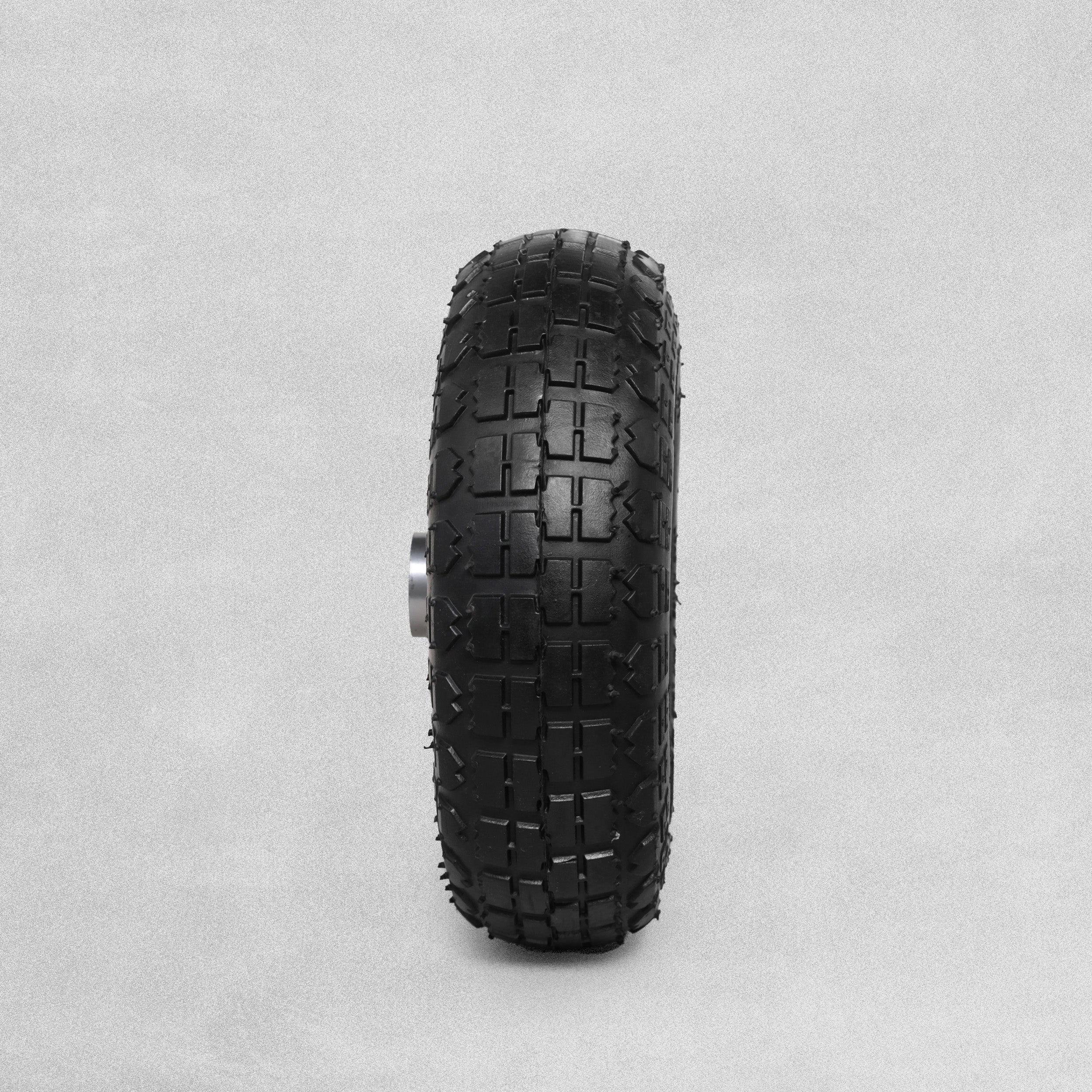 In-Excess Hardware Pneumatic Replacement Sack Truck Trolley Wheel - Golf Black (260mm)