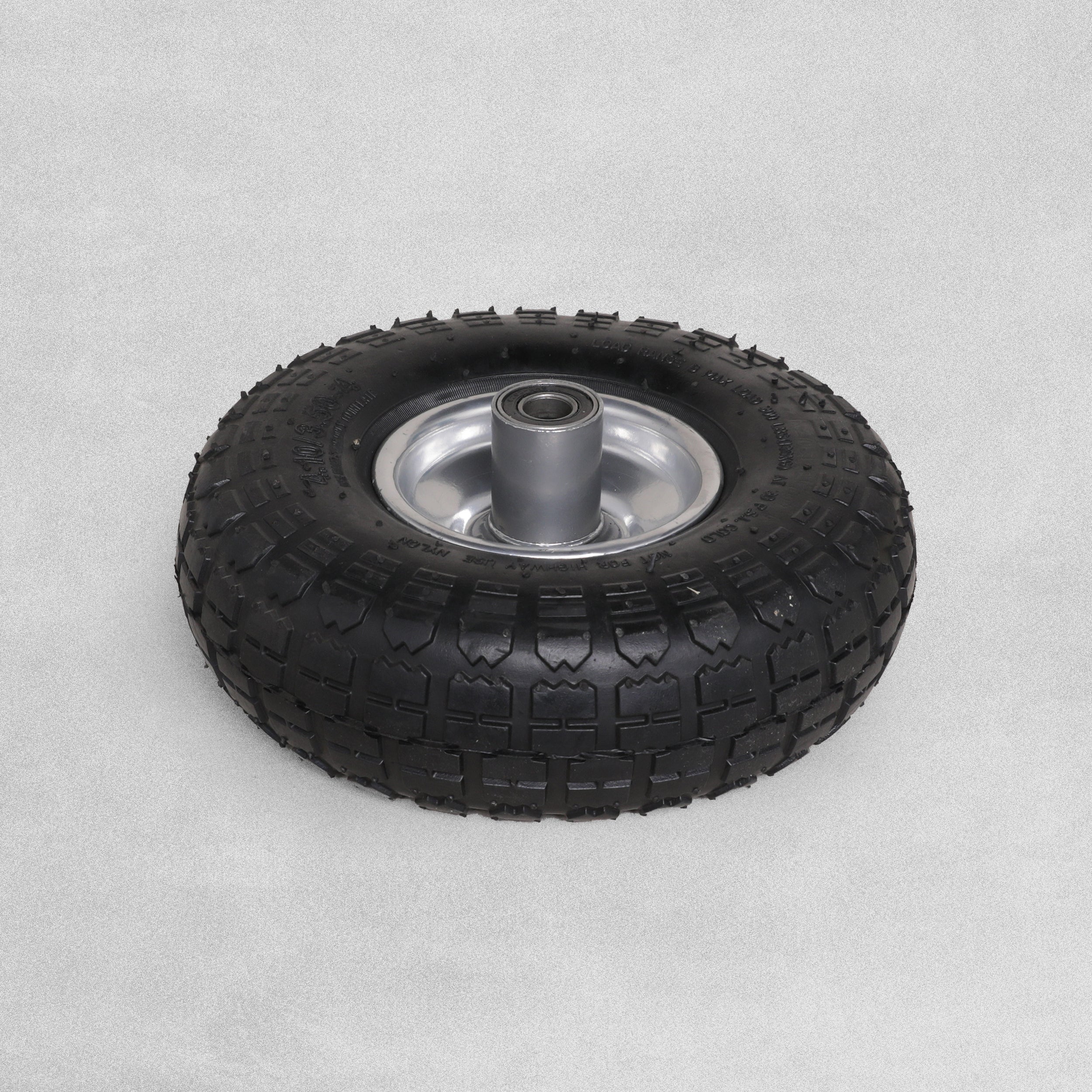 In-Excess Hardware Pneumatic Replacement Sack Truck Trolley Wheel - Golf Black (260mm)