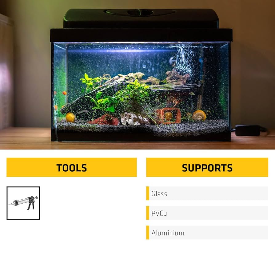 EverBuild Everflex Aqua Mate Aquarium Sealant - 280ml Translucent