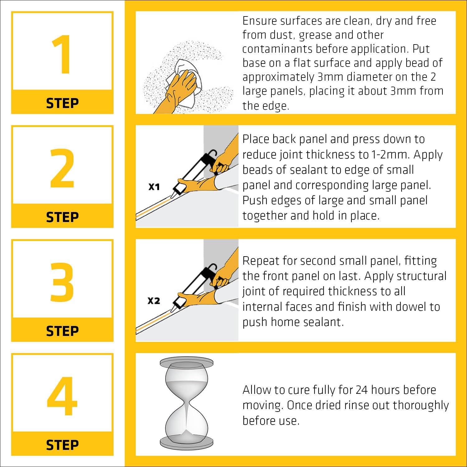 EverBuild Everflex Aqua Mate Aquarium Sealant - 280ml Translucent