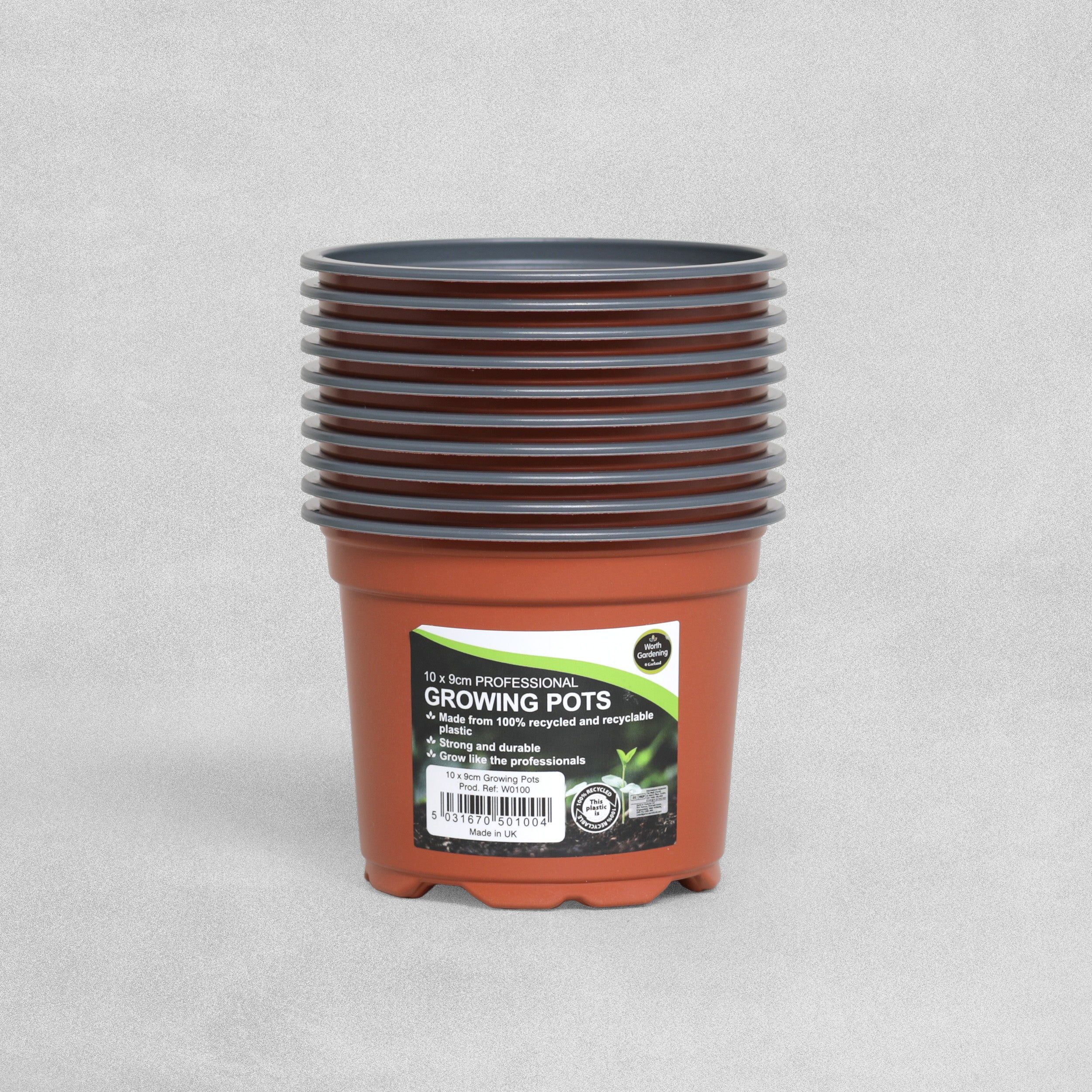 Garland 9cm Professional Growing Pots - 10pcs