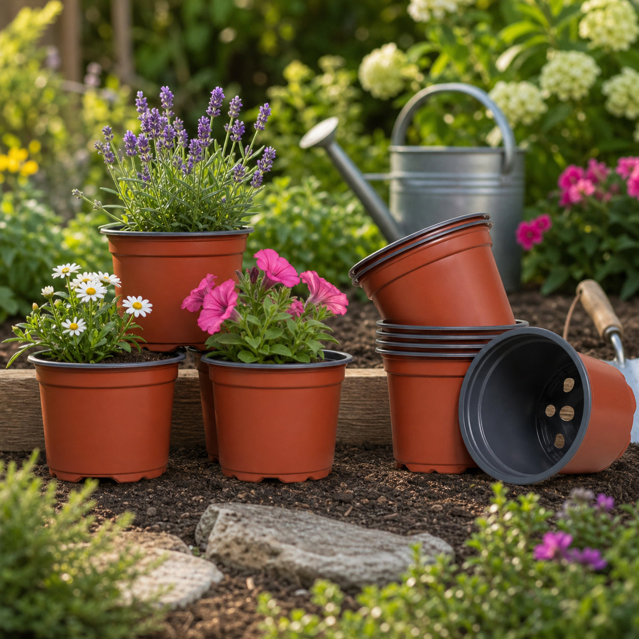 Garland 9cm Professional Growing Pots - 10pcs
