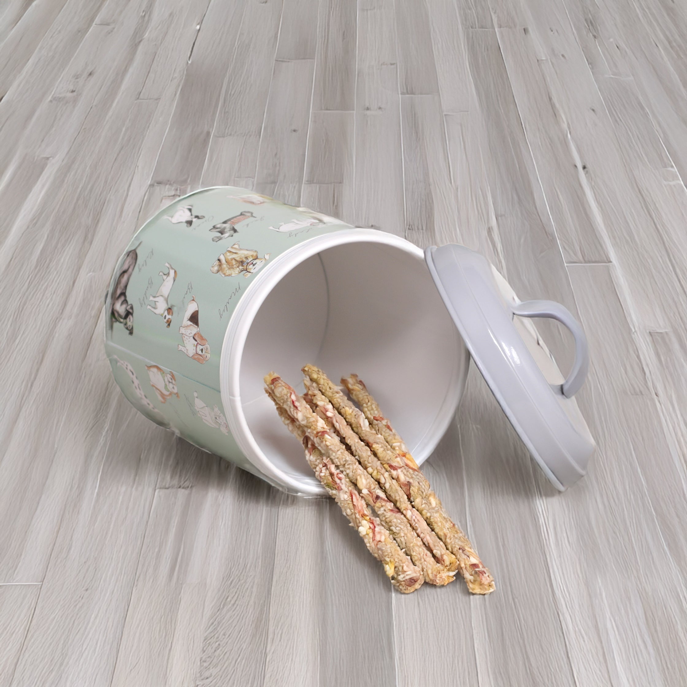 English Tableware Co. Pastel Pets Dog Treat Tin