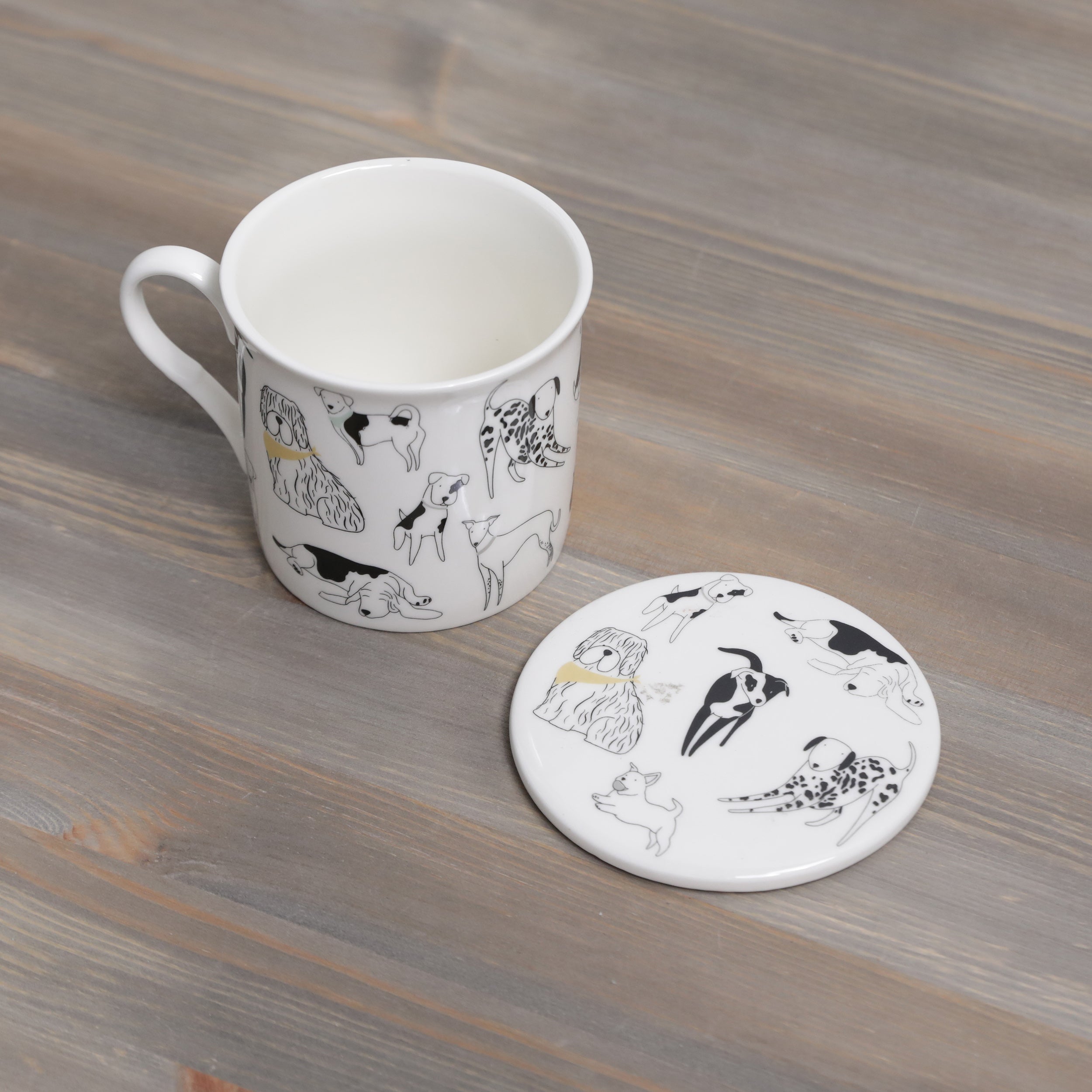 Playful Pets Dog Mug & Ceramic Coaster