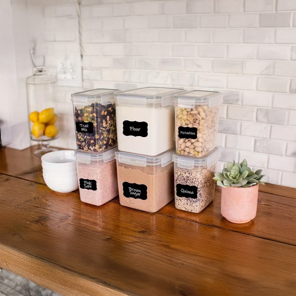Simple Gourmet Air-Tight Food Containers - 6pc Set