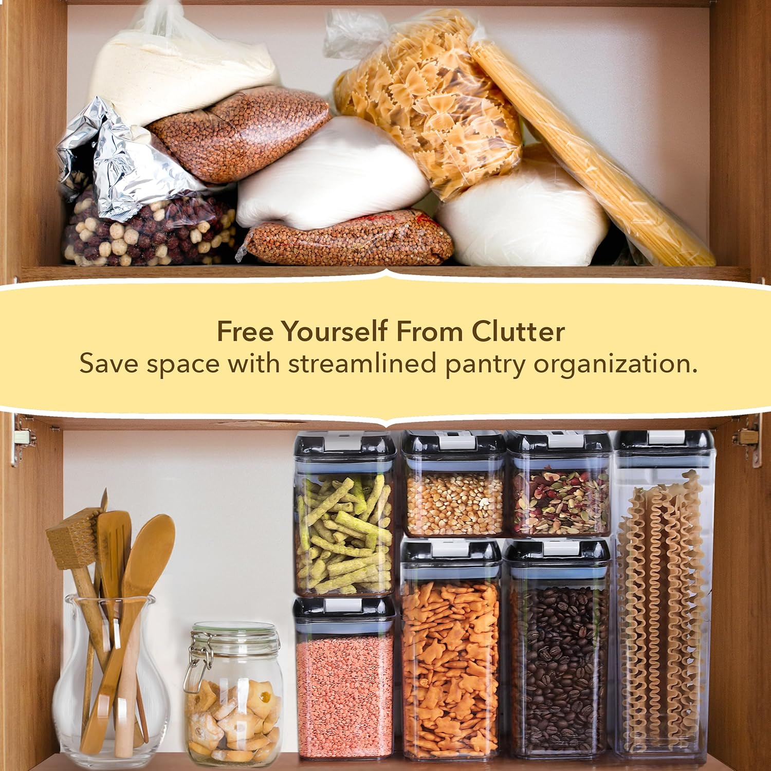 Simple Gourmet Air-Tight Food Containers - 7pc Set