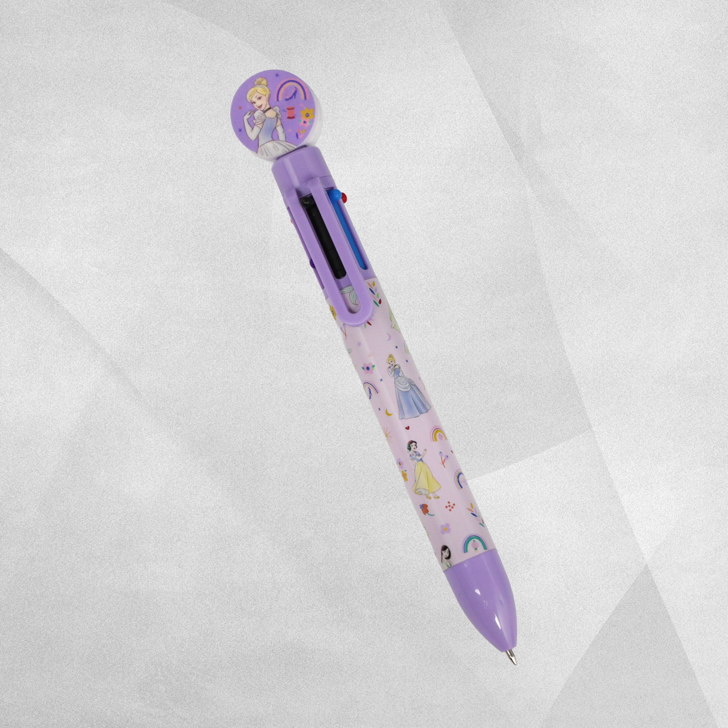 Disney Princess 6 Multi colour pen with topper