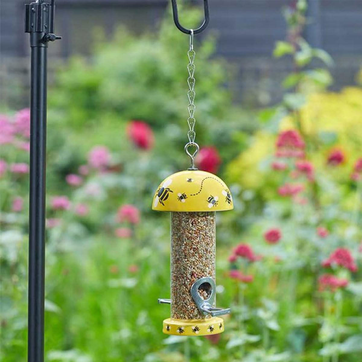 Chapel Wood Flamboya Seed Feeder Bee Design