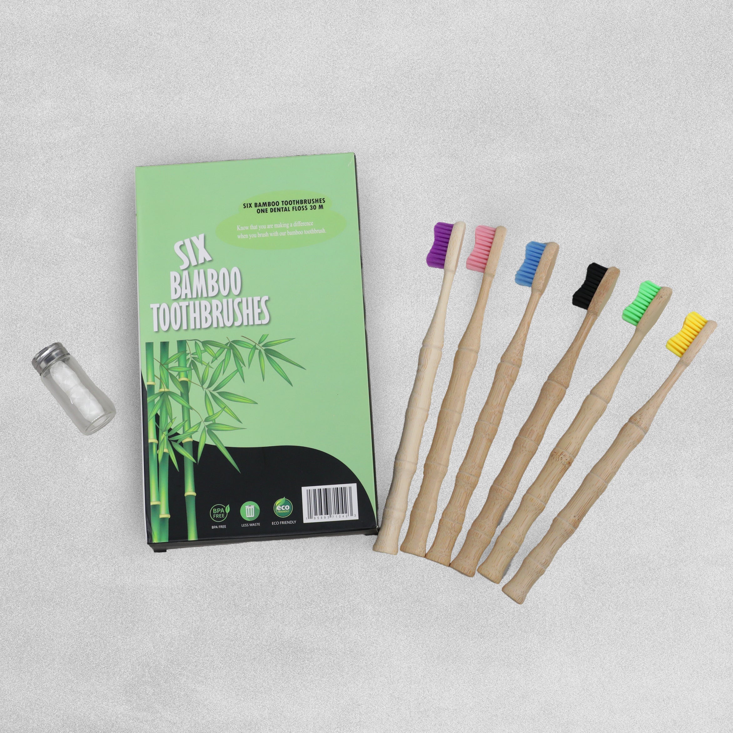 Aprilt Bamboo Toothbrushes - 6pcs