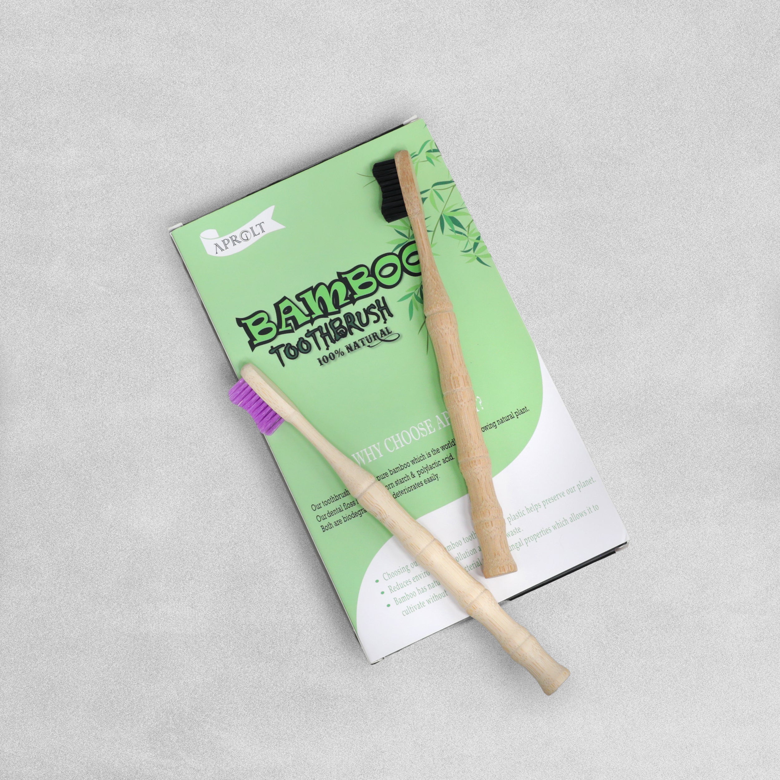 Aprilt Bamboo Toothbrushes - 6pcs