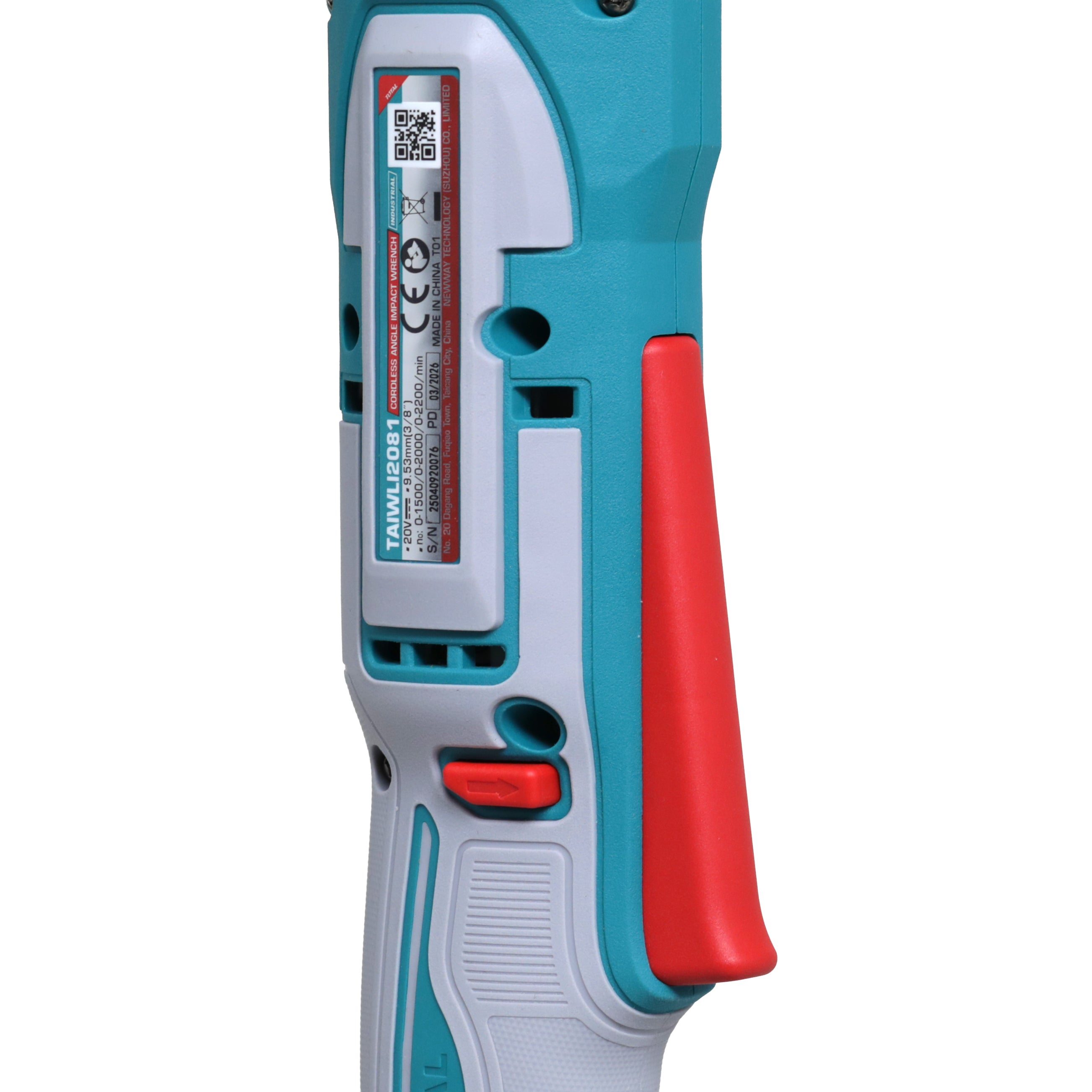 Total Li-Ion 20V Cordless Angle Impact Wrench (Battery Not Included) - TAIWLI2081