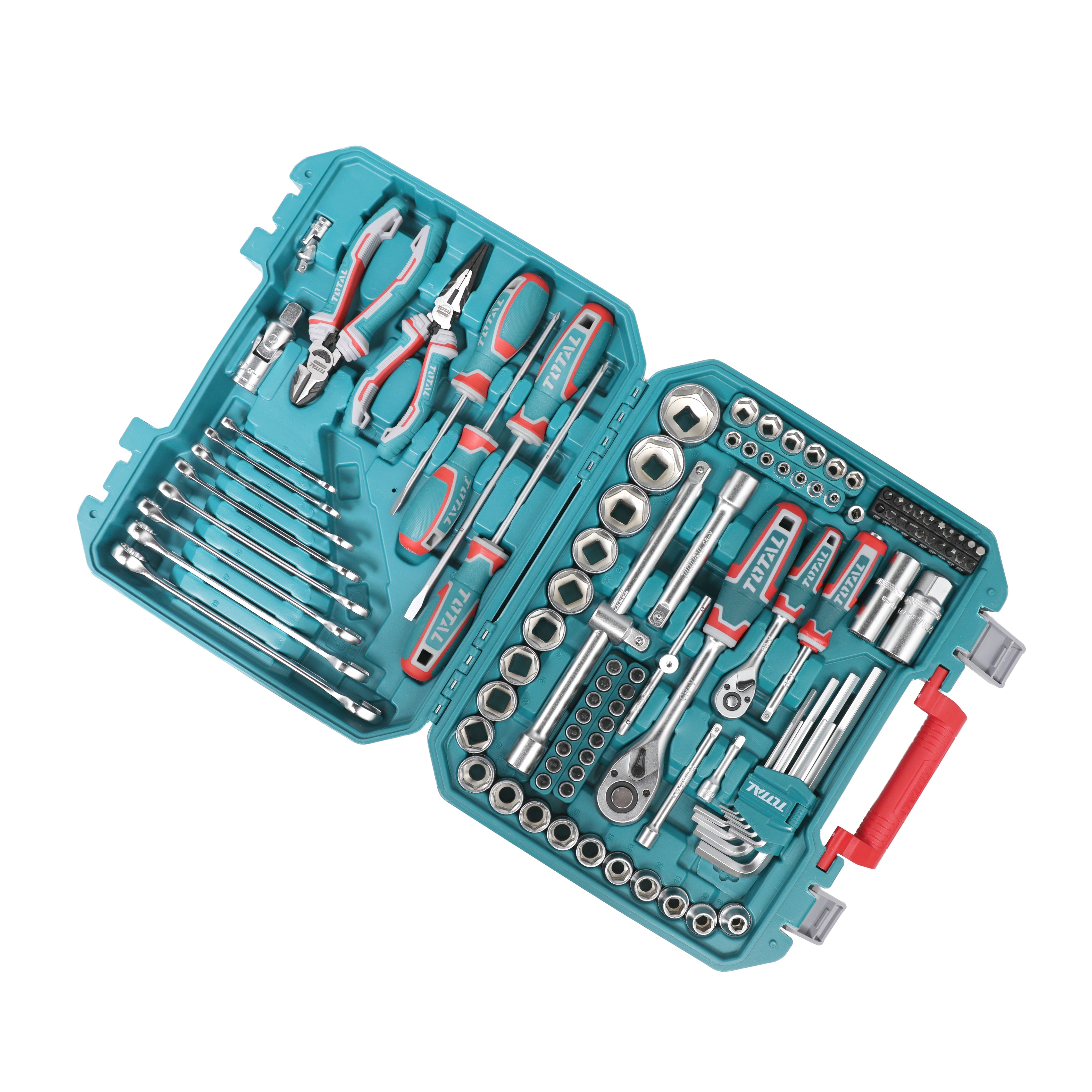 Total Tools tool set 105 pieces - THKTHP61057