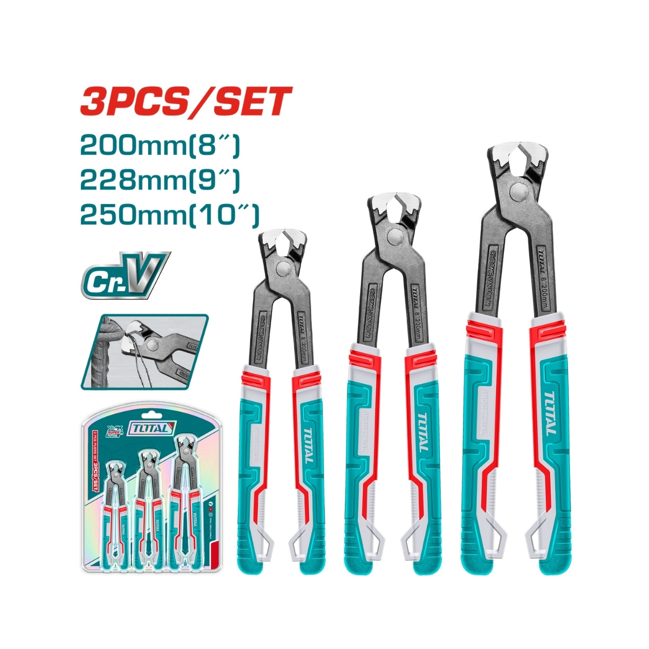 Total Industrial Rabbet Pliers Set - THT1RK231