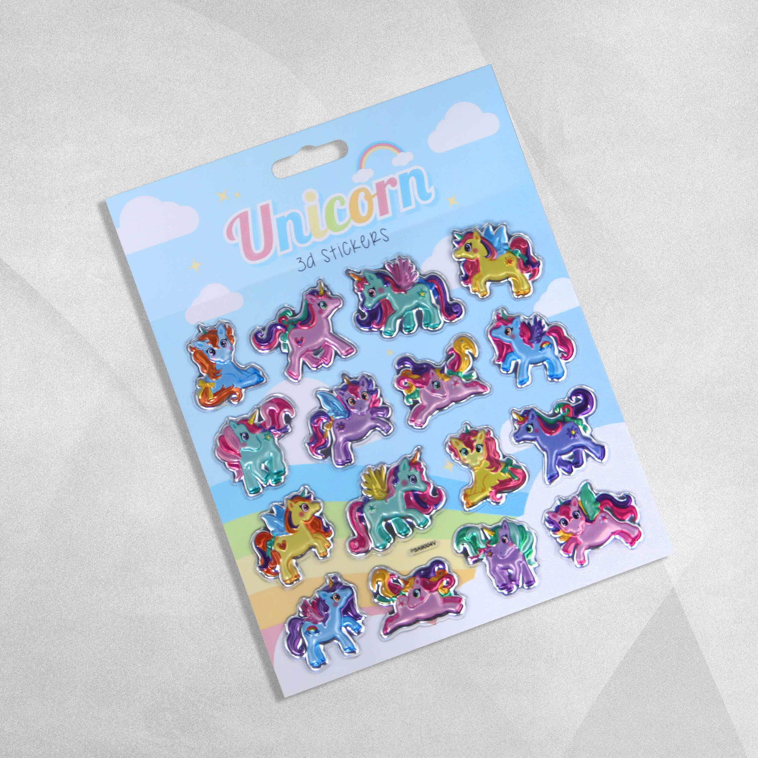 Unicorn 3D Sticker Set