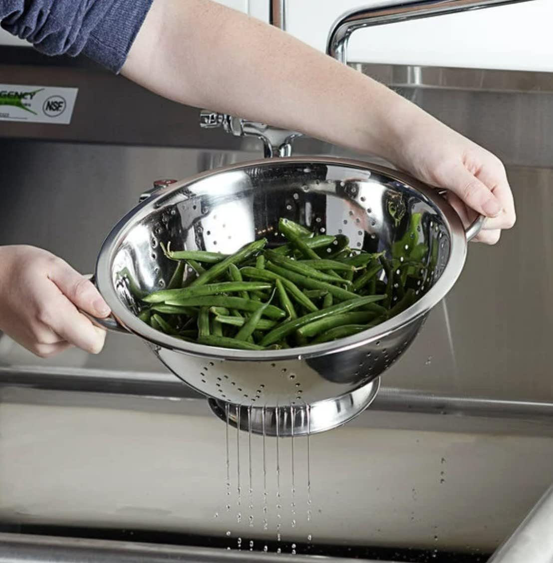 Pendeford - 23cm Twin Handle Stainless Steel Colander
