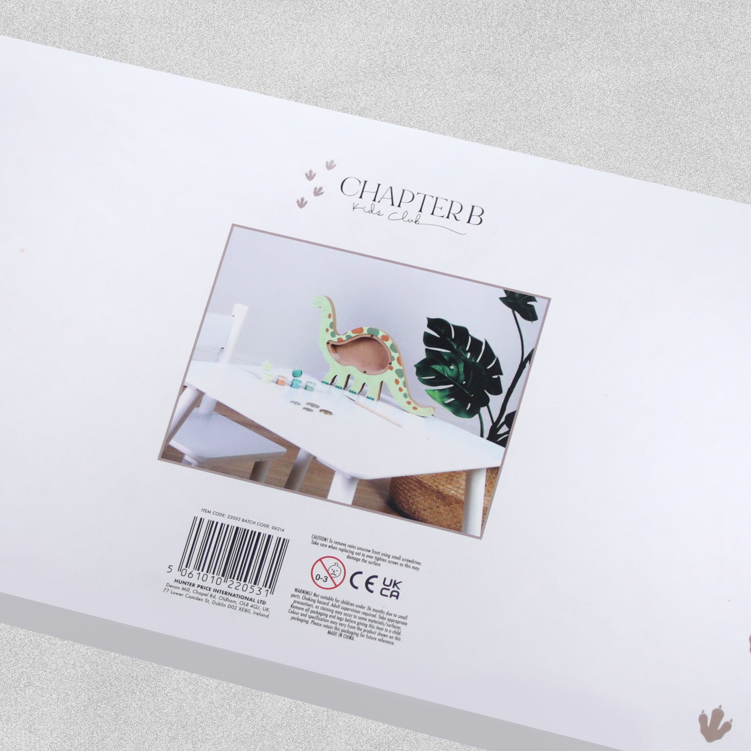 Chapter B Kids Club Paint Your Own Wooden Dinosaur Money Box