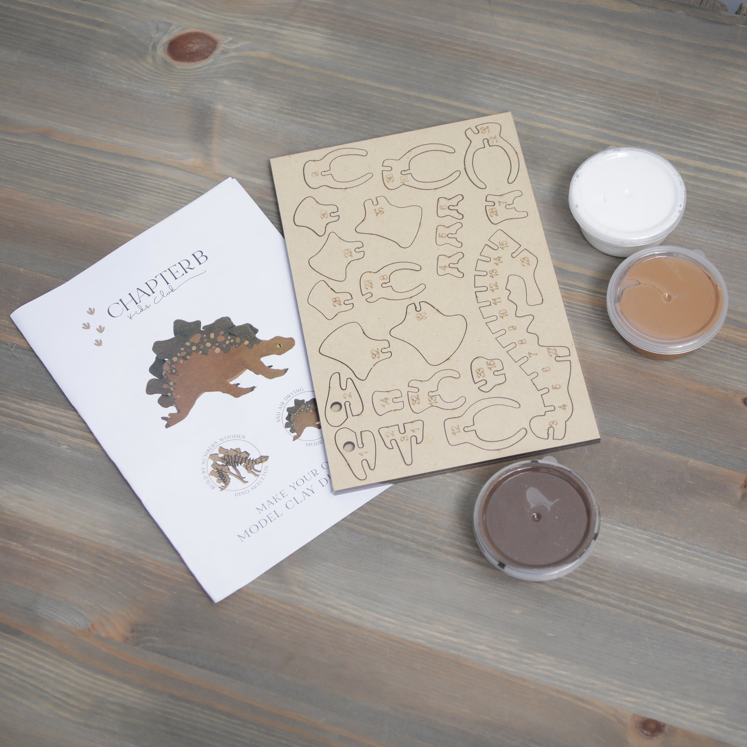 Chapter B Kids Club Make Your Own Model Clay Dinosaur - Various Dino's