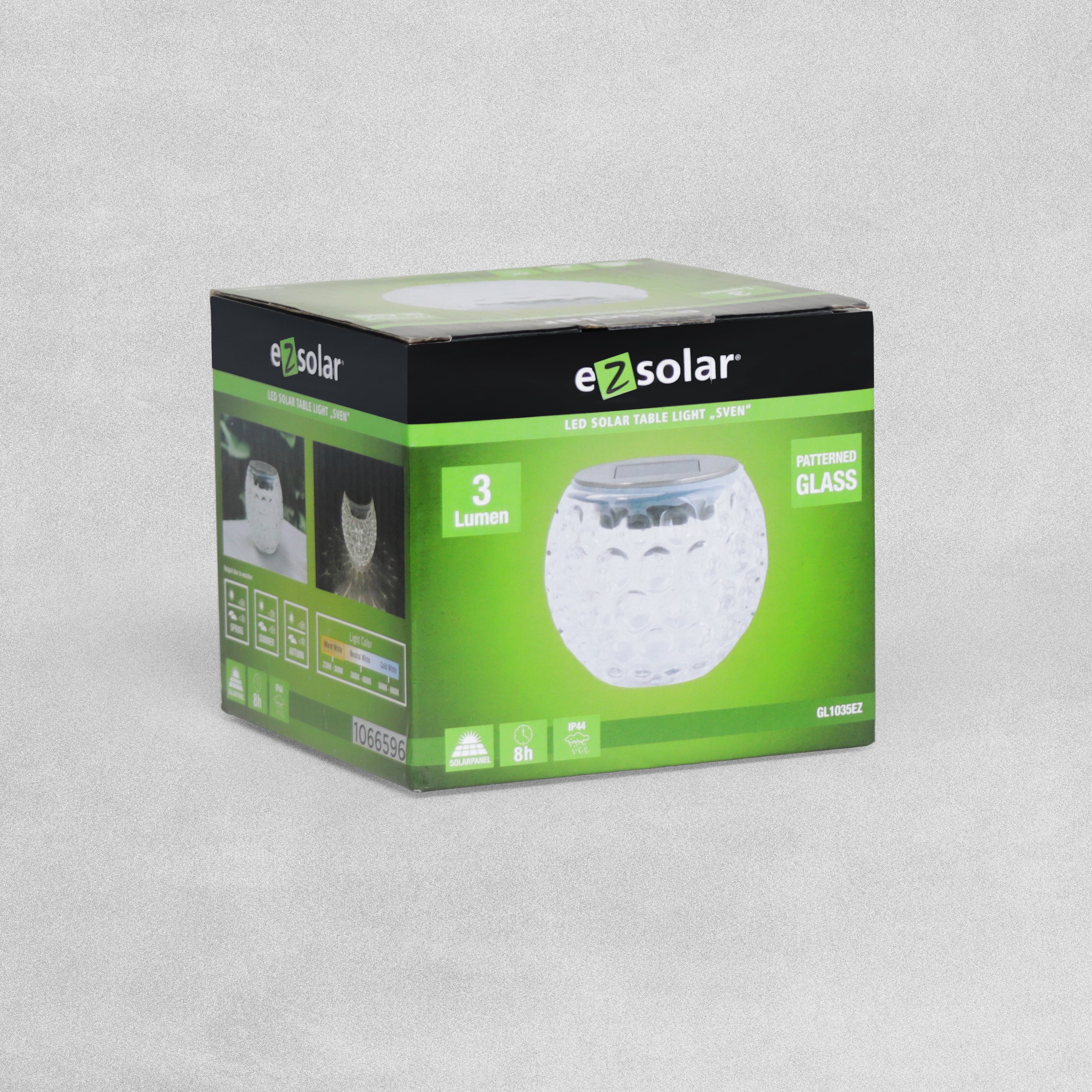 EZ Glass Solar LED Table Light -Warm White