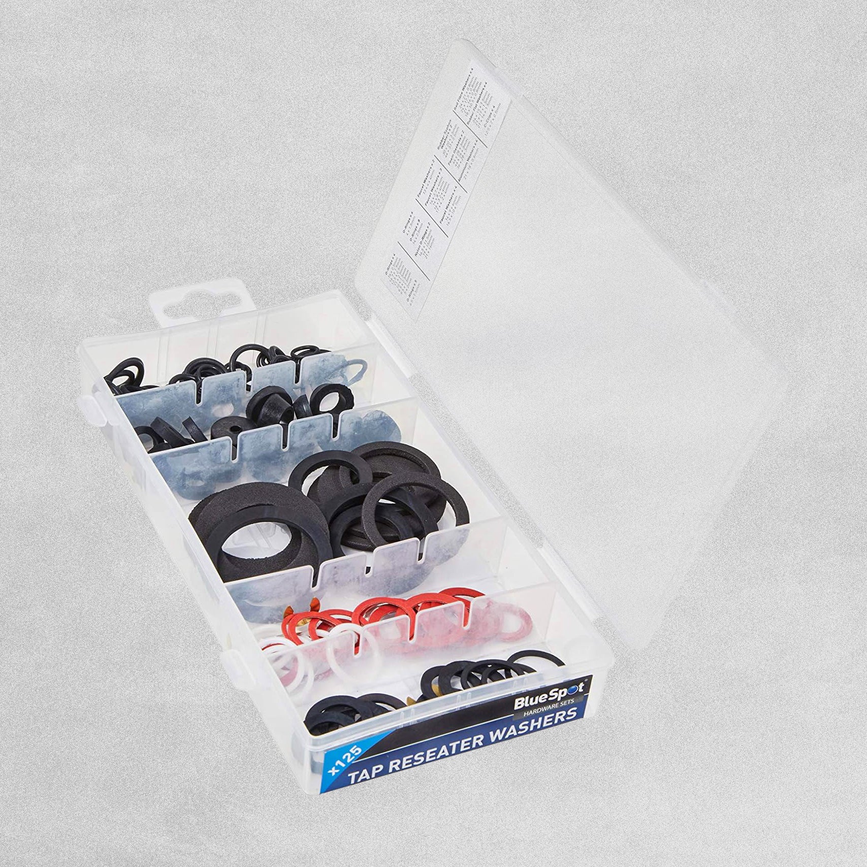 Blue Spot Tap Reseater Washers Assortment Set of 125pc