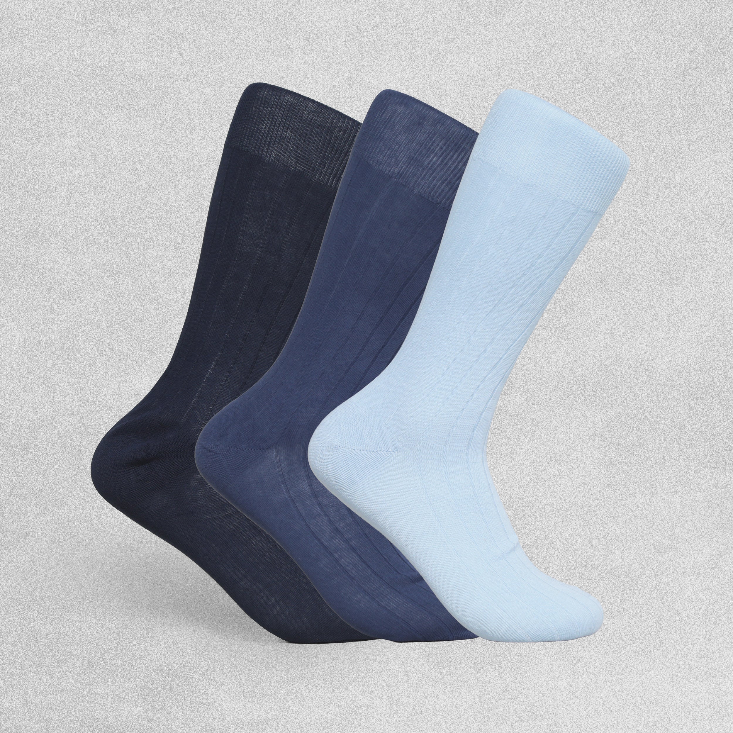 Mens Egypt Cotton Socks - Size 9-12 - Various colours (Pack of 3)