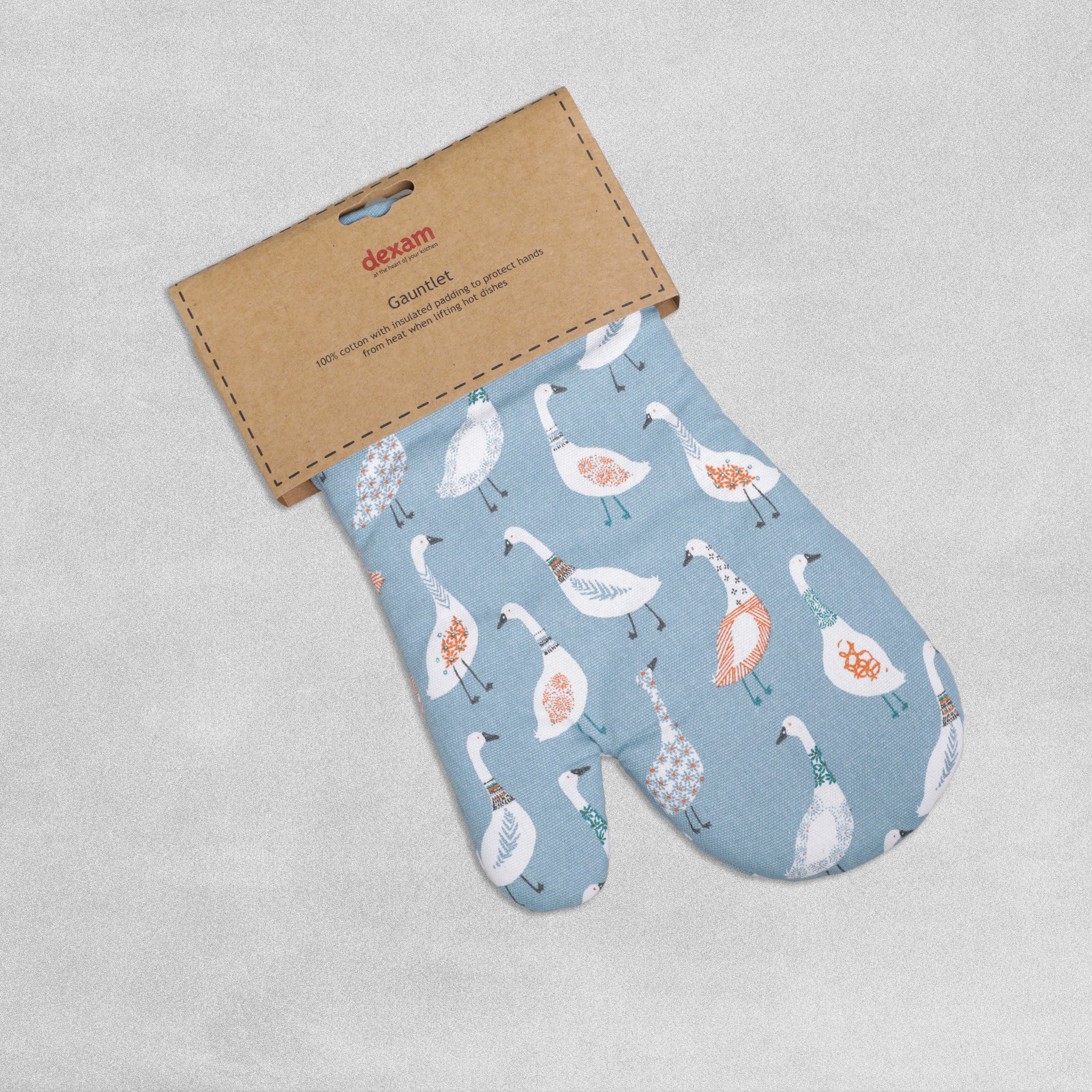 Single 100% Cotton Oven Mitt - Various Designs