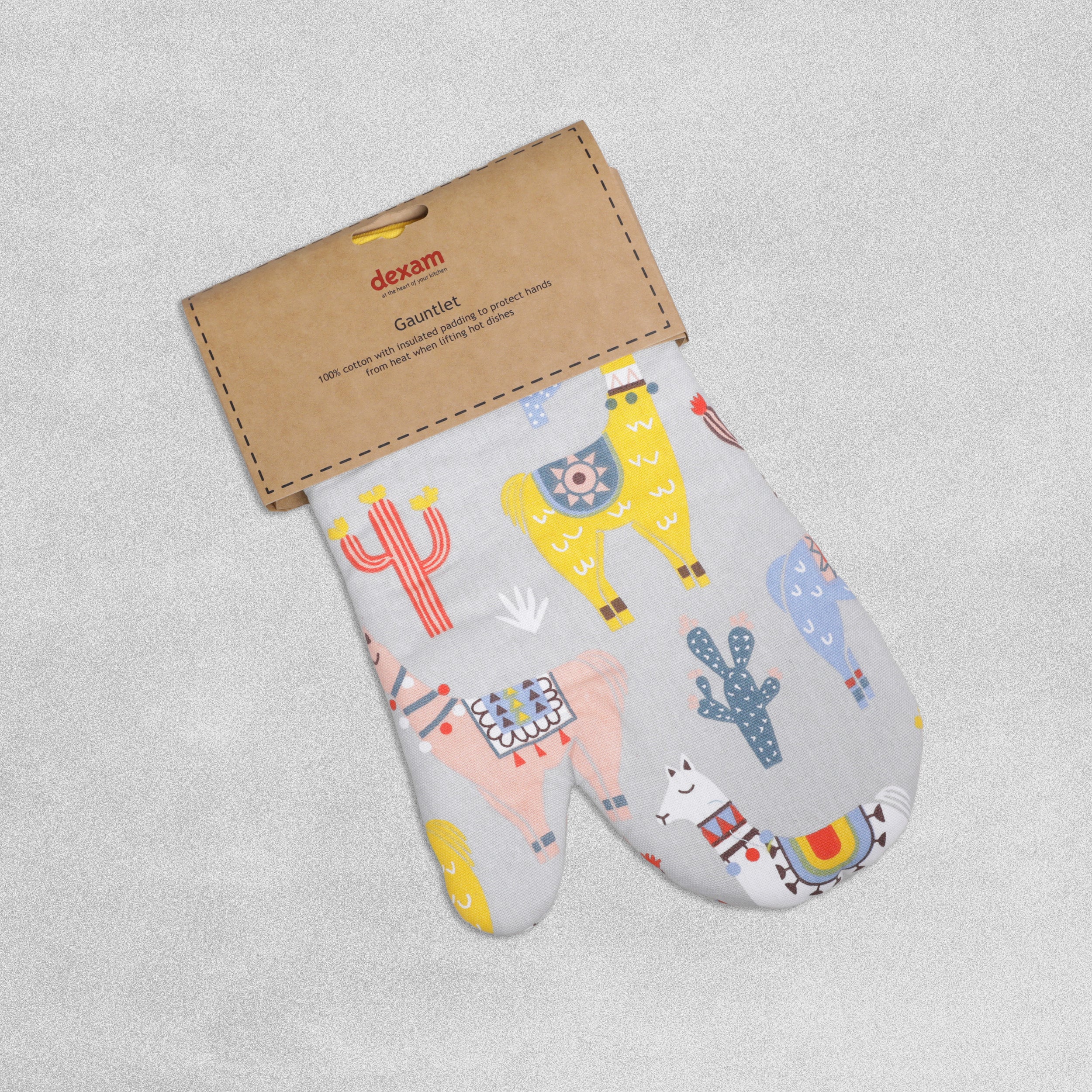 Single 100% Cotton Oven Mitt - Various Designs