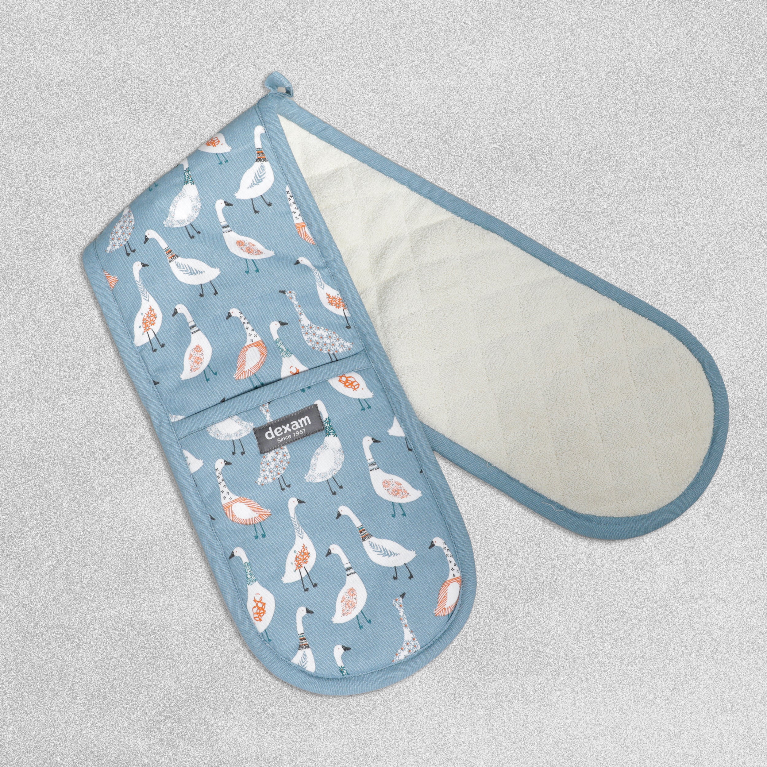 100% Cotton Double Oven Gloves - Various Designs