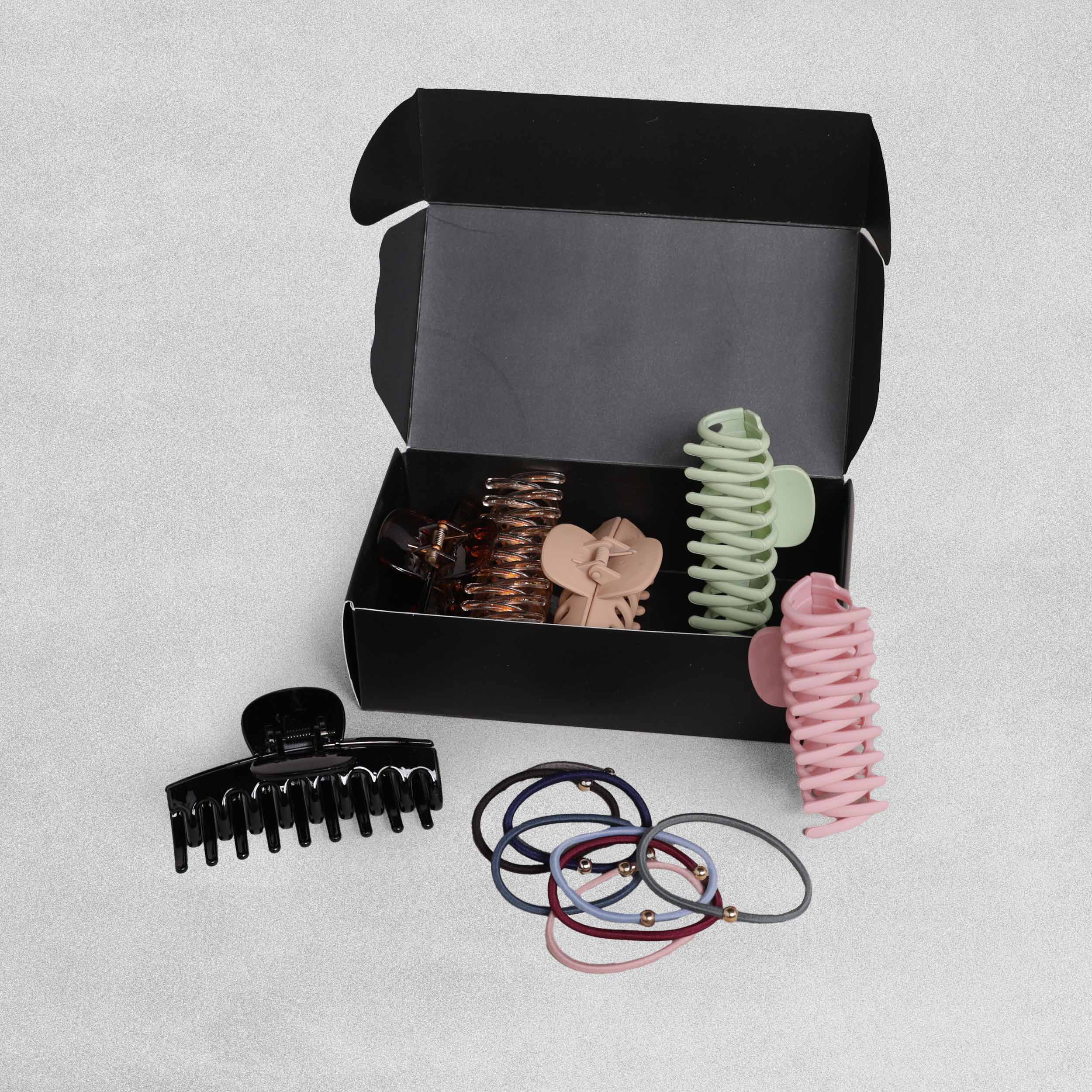 Medium Sized Hair Claw Clips  - Pack of 6