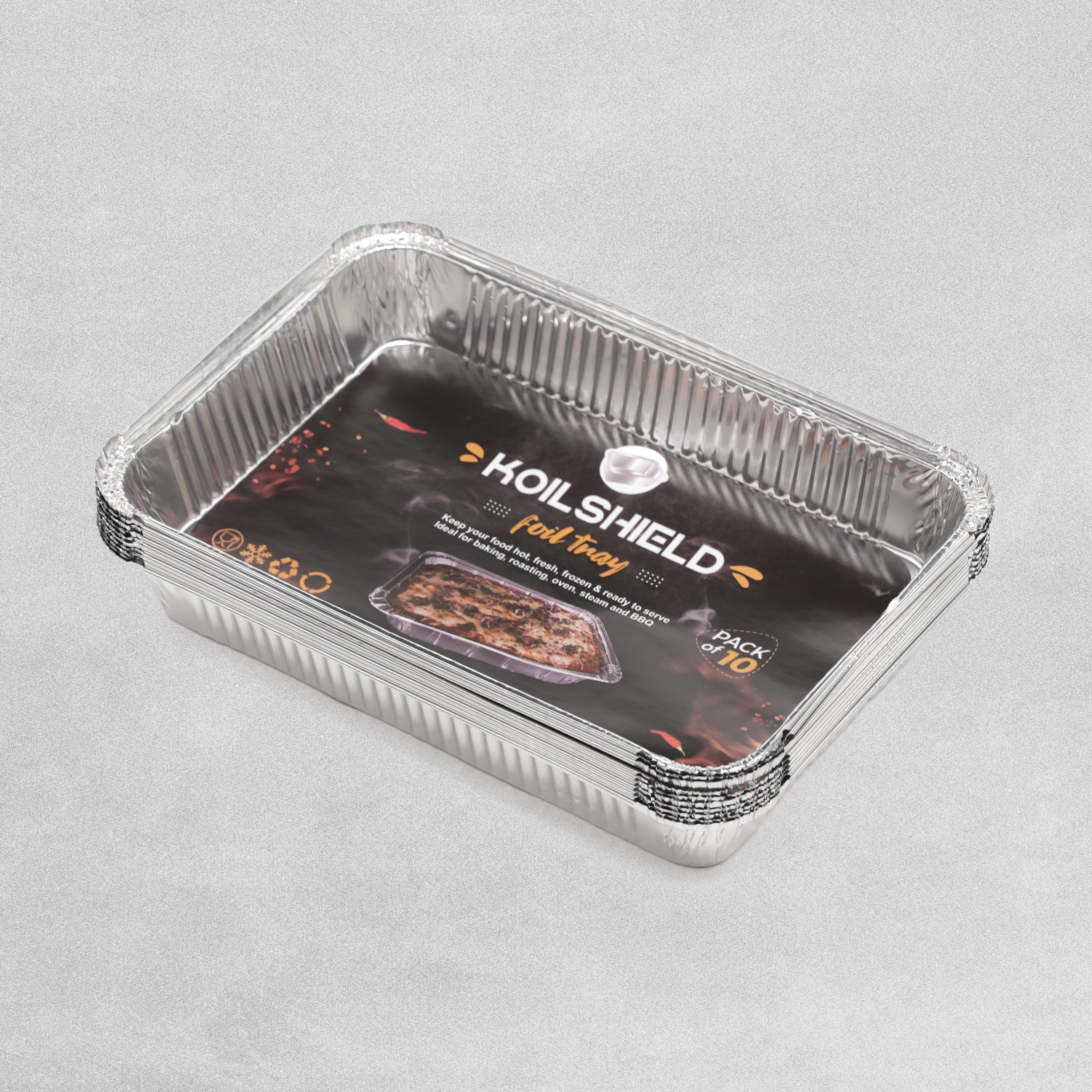 Koil Shield Foil Trays - 10 pack