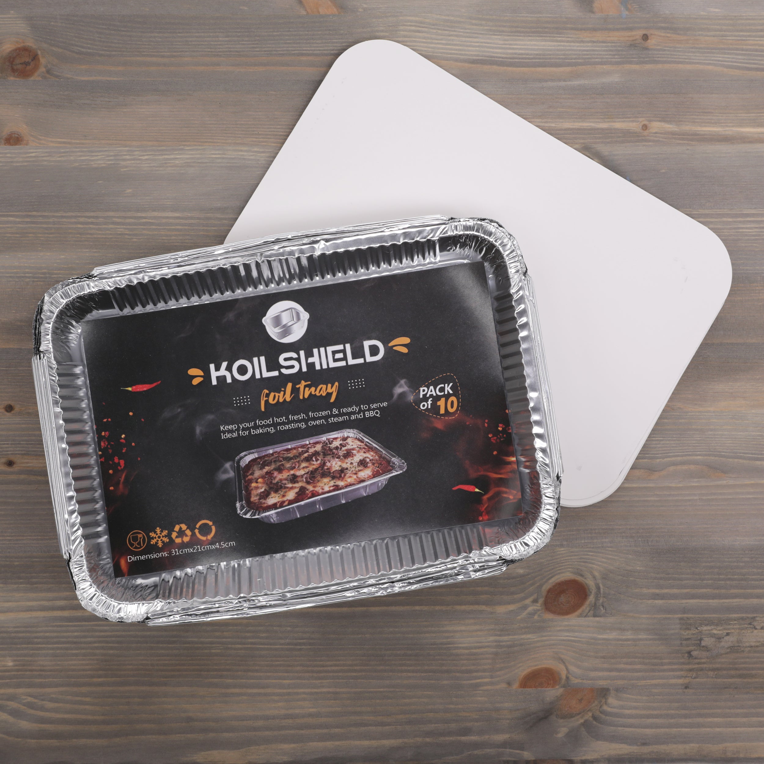 Koil Shield Foil Trays - 10 pack