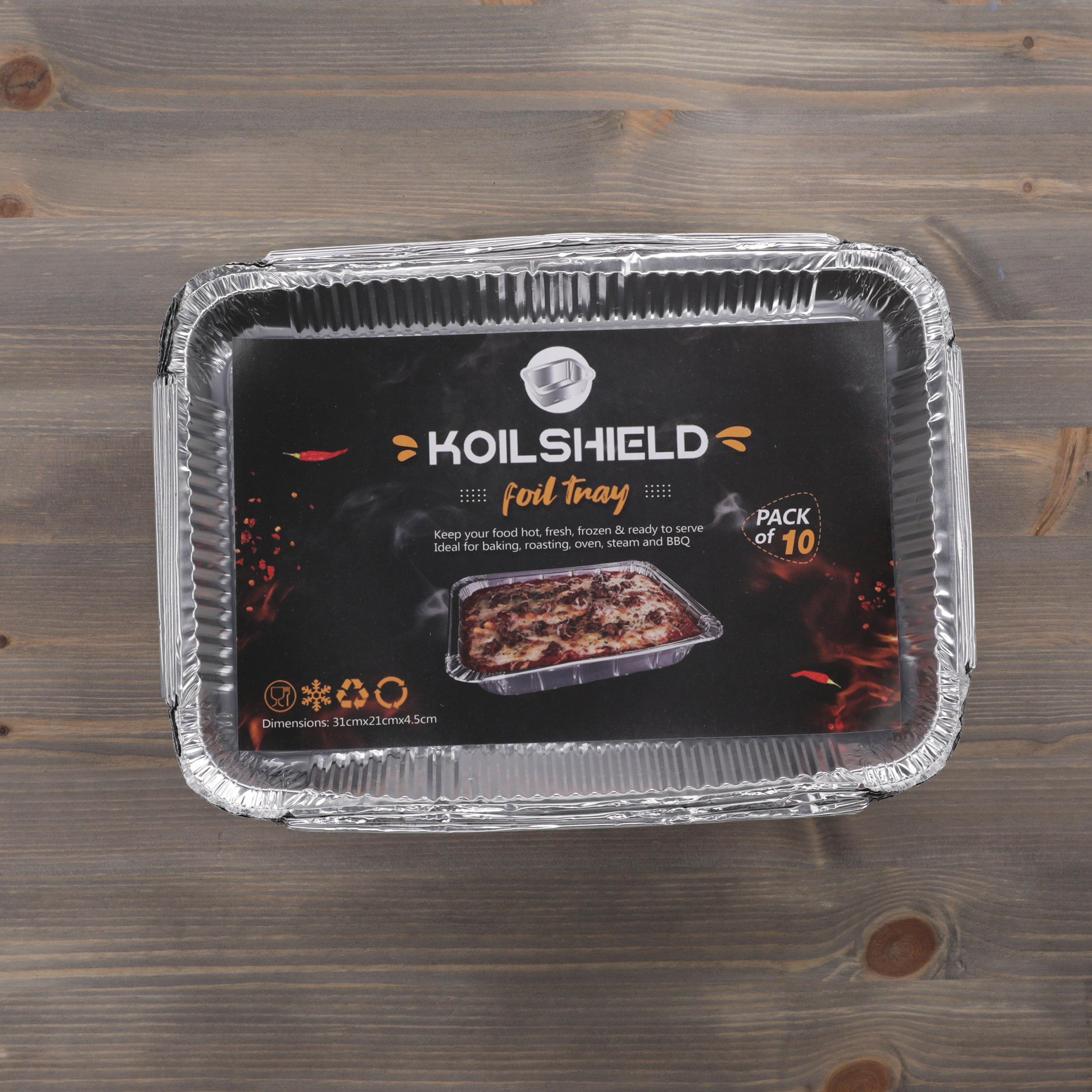 Koil Shield Foil Trays - 10 pack