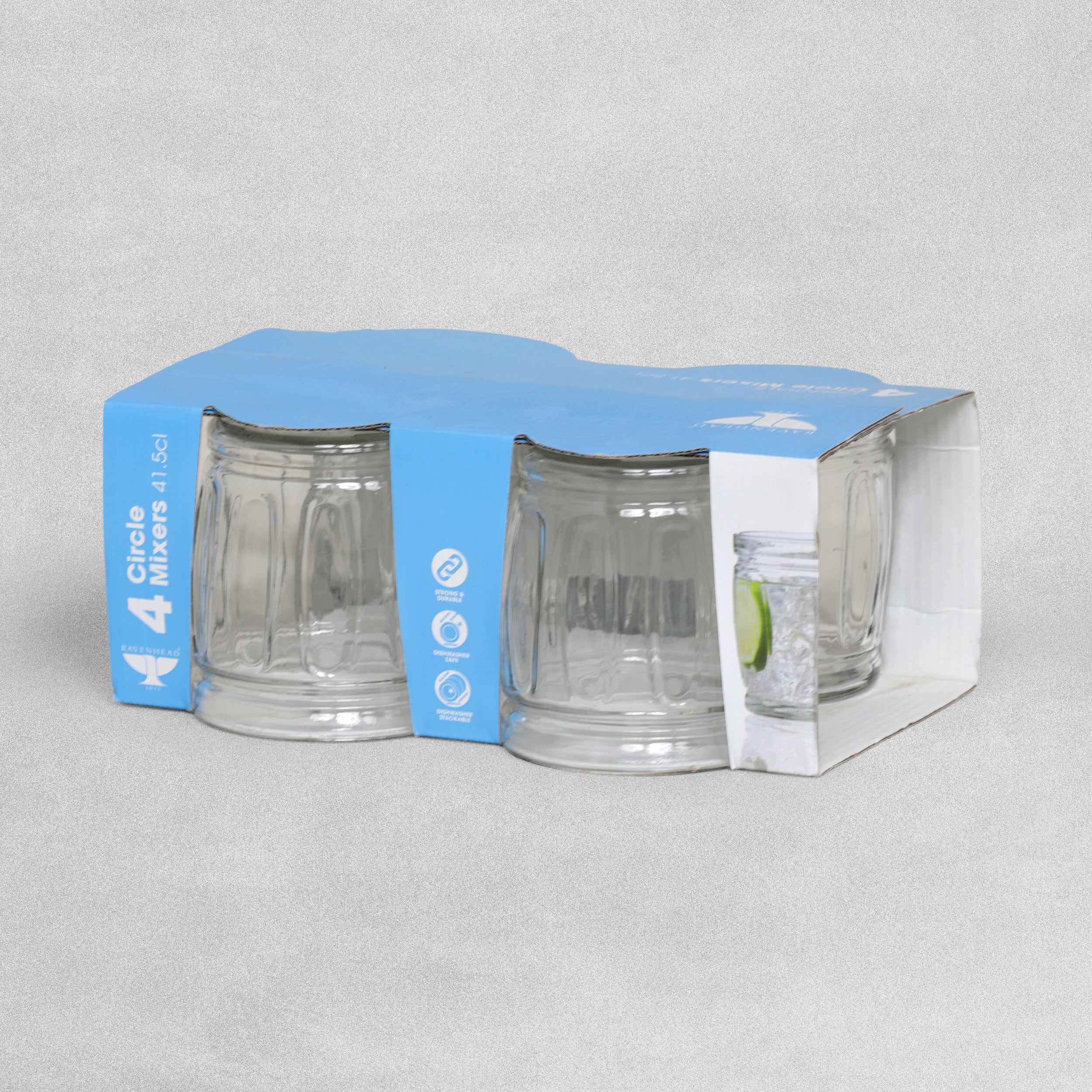 Ravenhead Circle Essentials Circle 4 Mixers Glasses 41.5cl