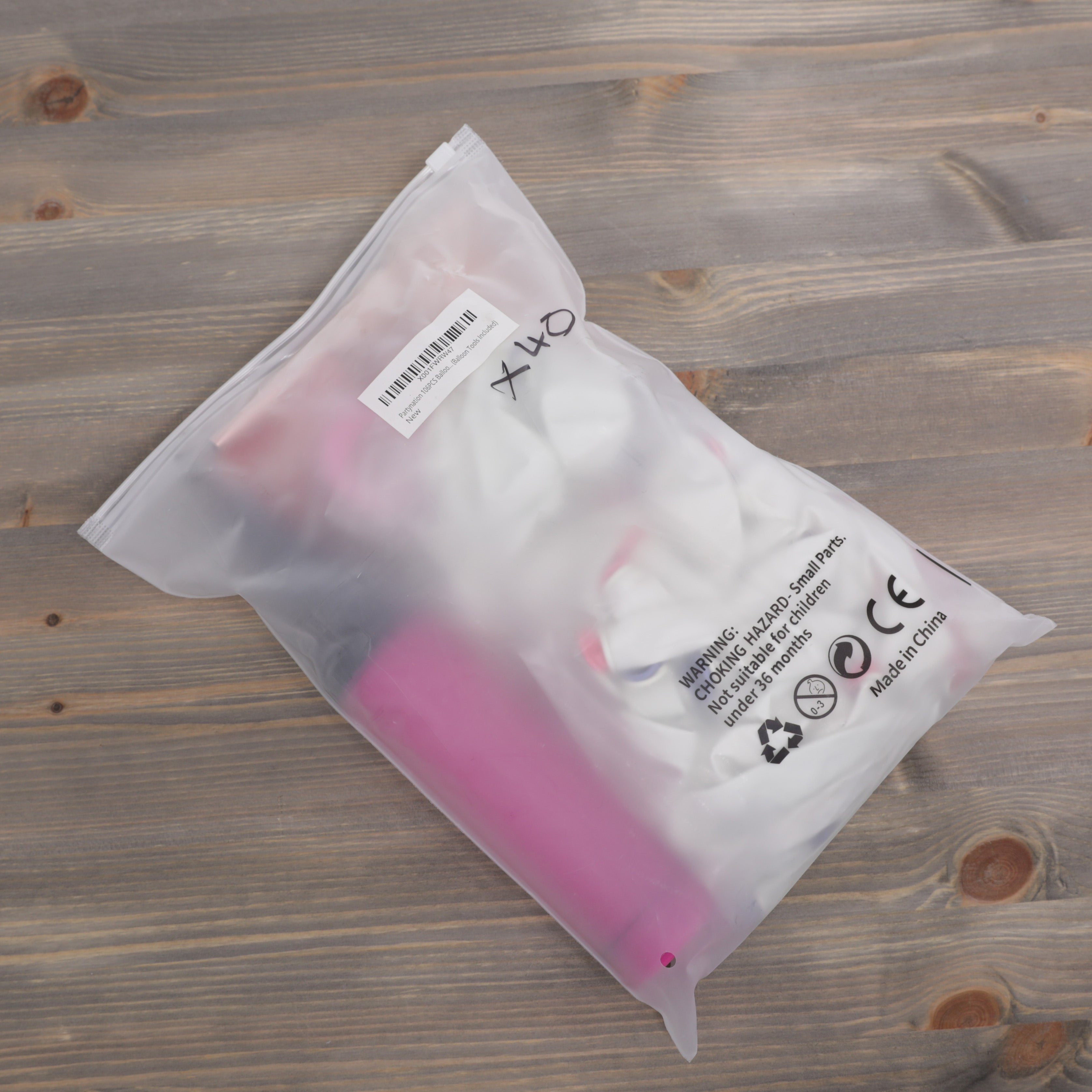 Balloon Arch Kit with pump - Pink, Lilac and Rose Gold