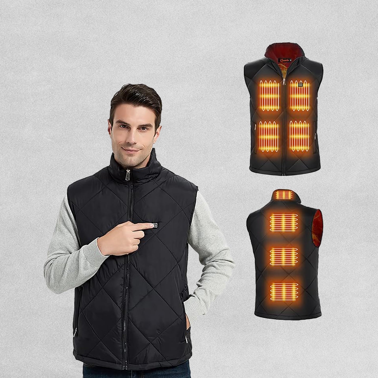 Men's USB Heated Vest / Gilet - XXL