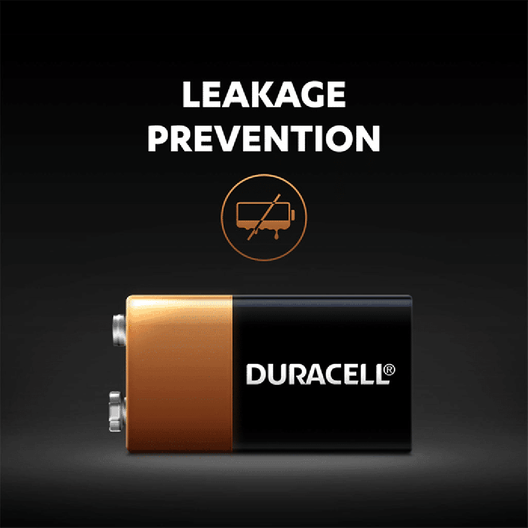 Duracell 9V Battery Alkaline MN1604
