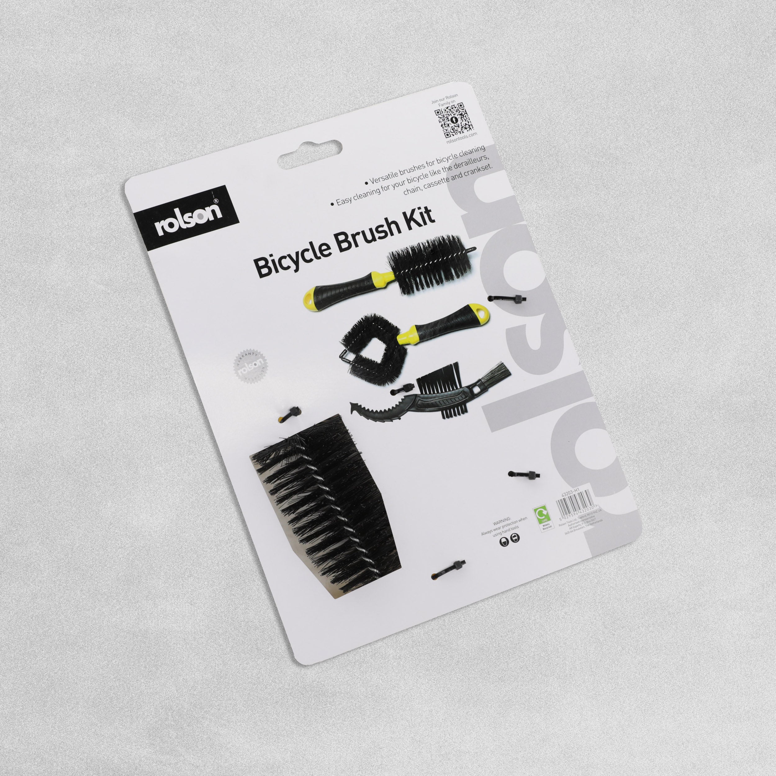 Rolson Bicycle 3 piece Brush Kit