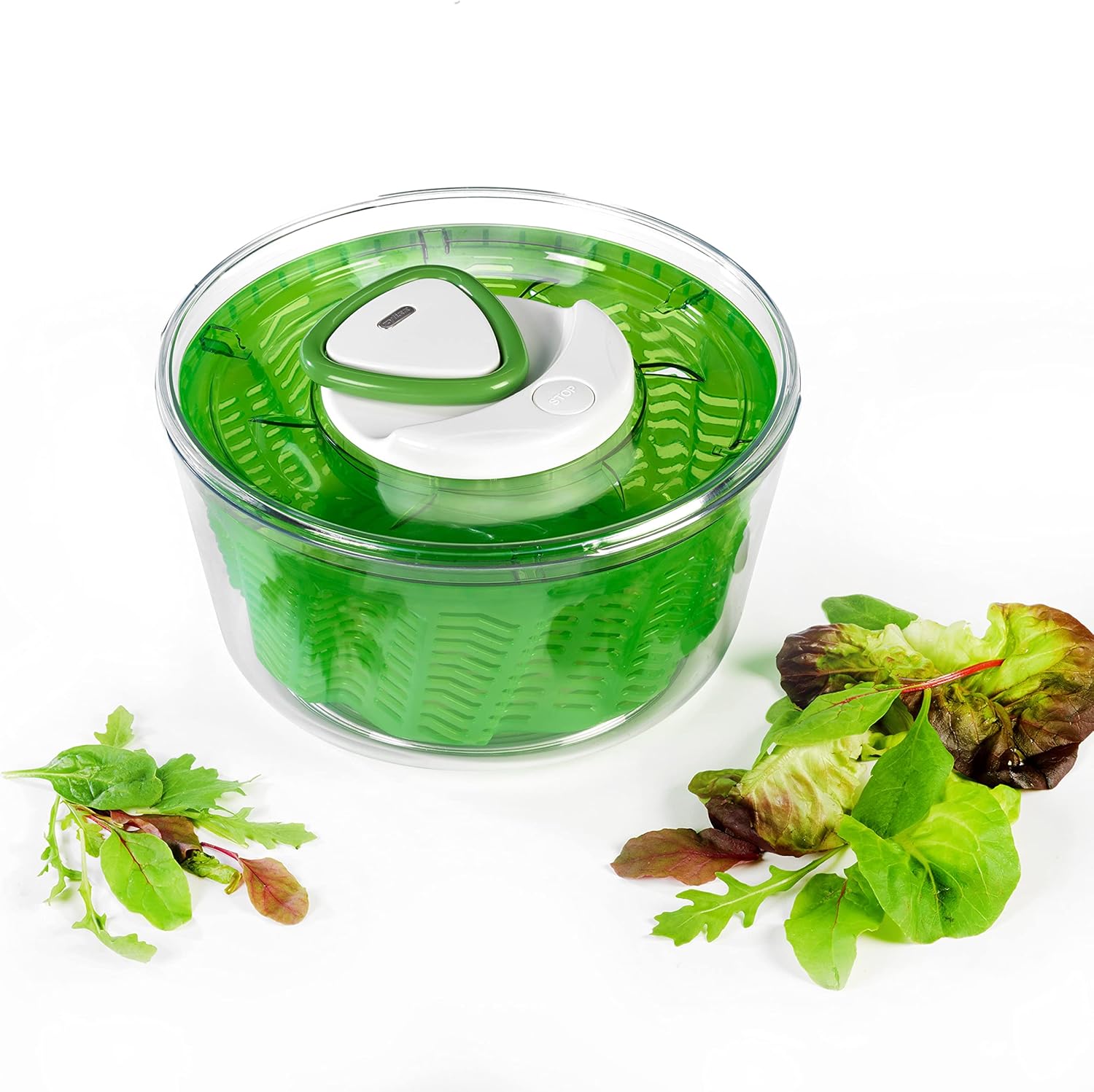 Zyliss Easy Spin 2 Salad Spinner Green