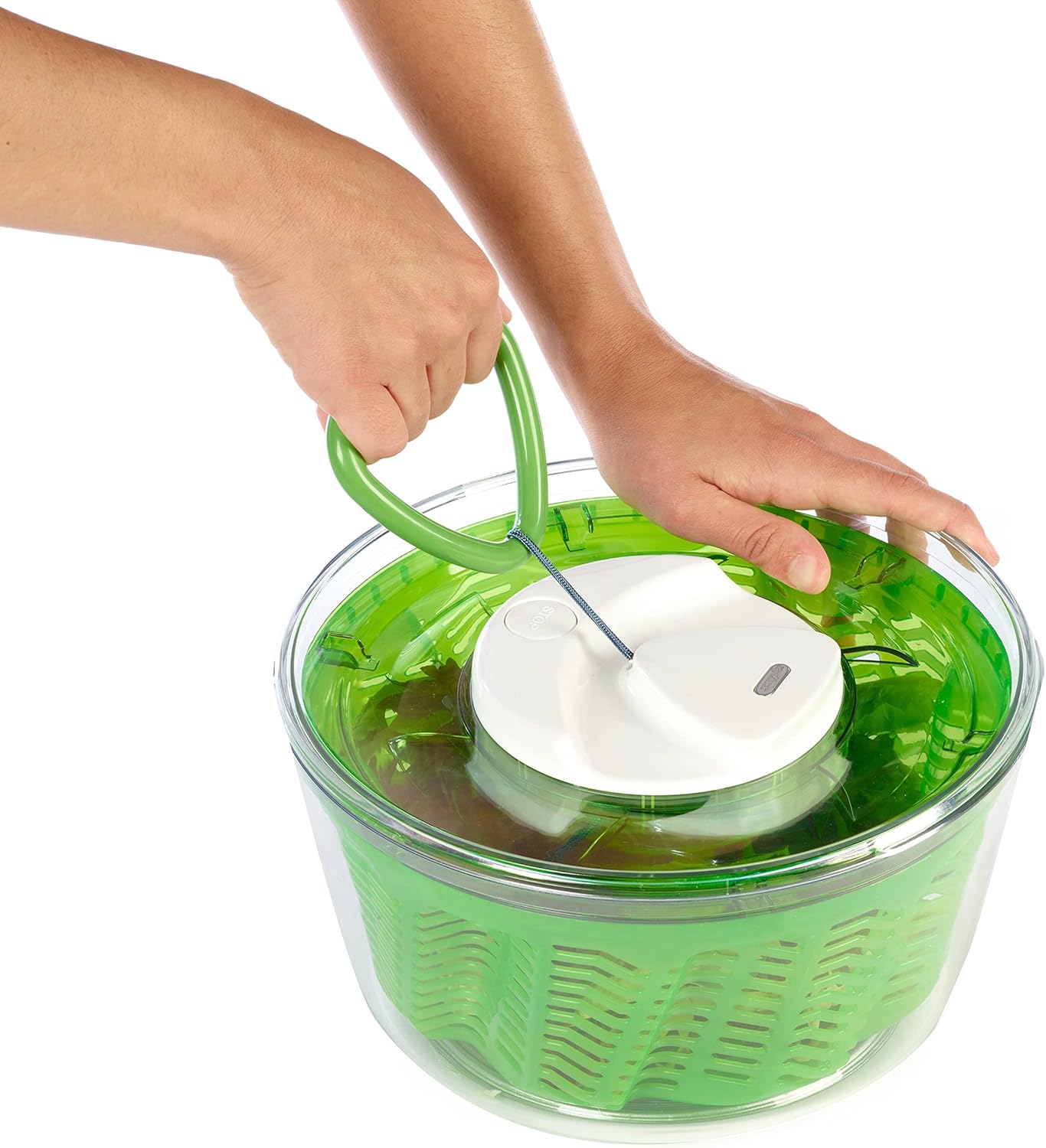 Zyliss Easy Spin 2 Salad Spinner Green